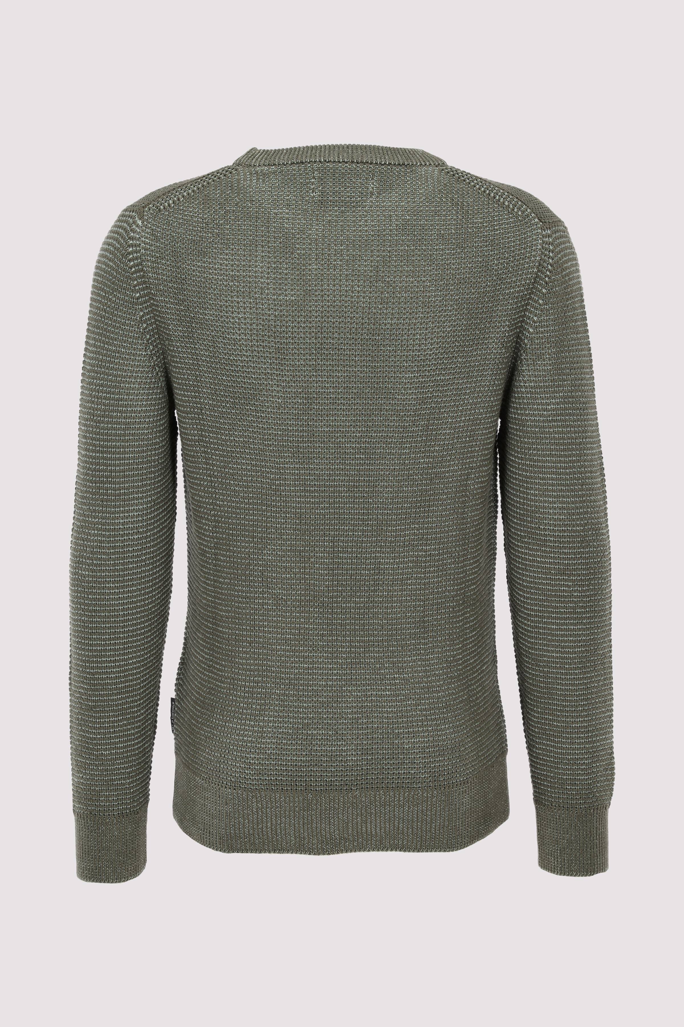 Marc O´Polo International - Crew Neck, new bi-color stru Marc O´Polo International - Crew Neck, new bi-color stru