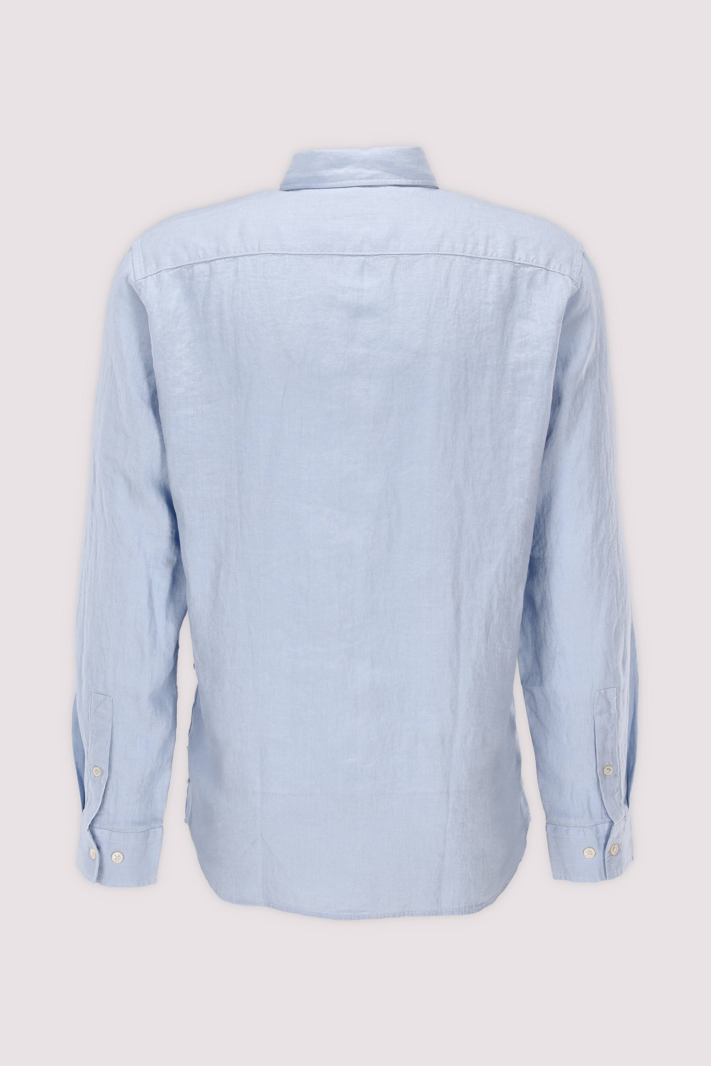 Marc O Polo Casual - Marc O'Polo Leinenhemd dusted blue