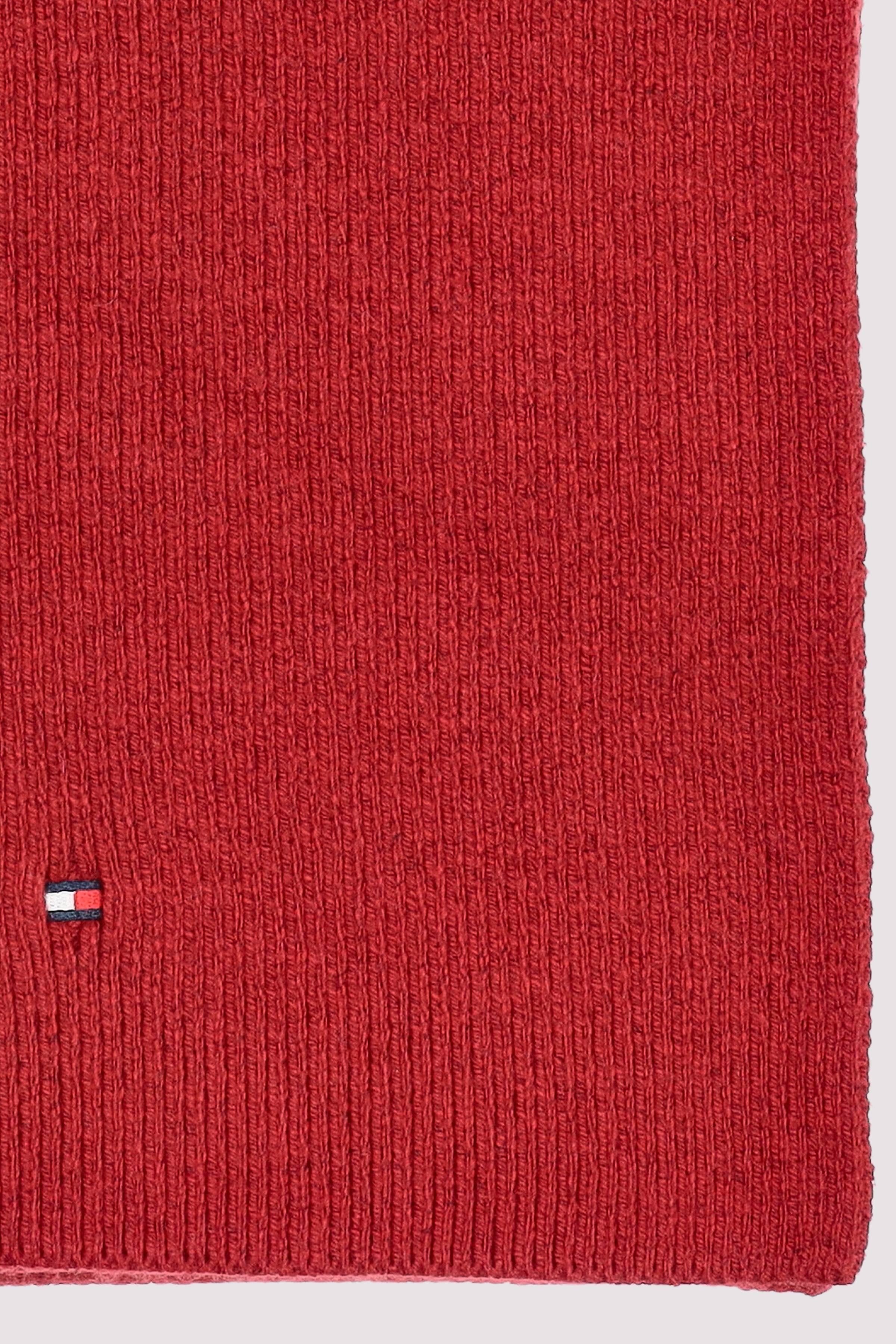 Tommy Hilfiger - Tommy Hilfiger roter Schal Bio-Baumwolle