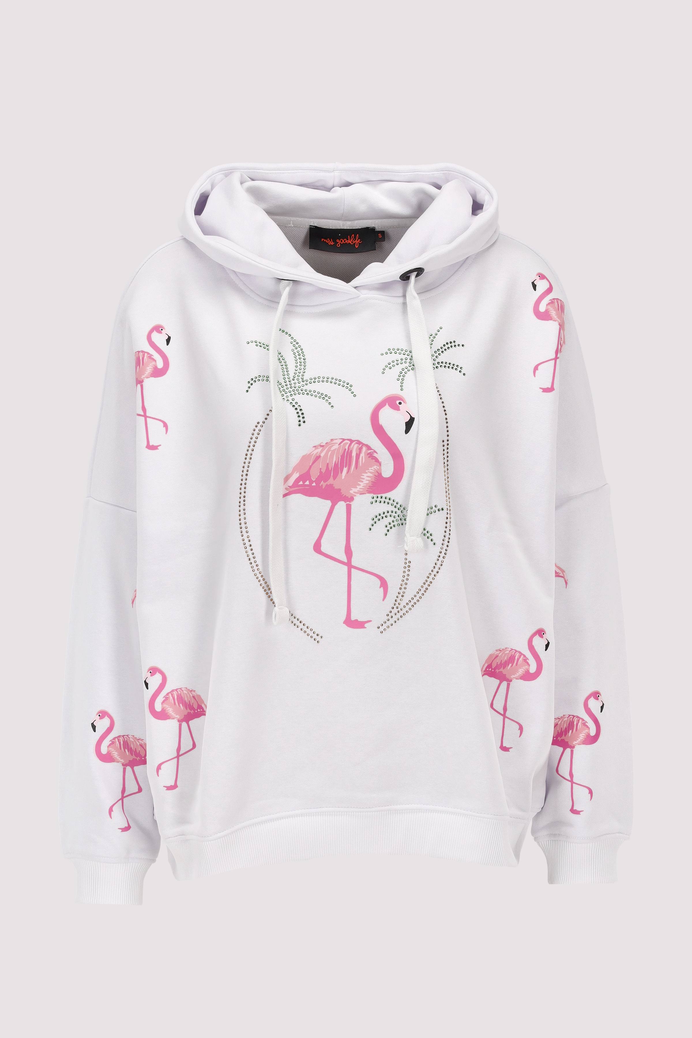 Hoodie Flamingo Palm
