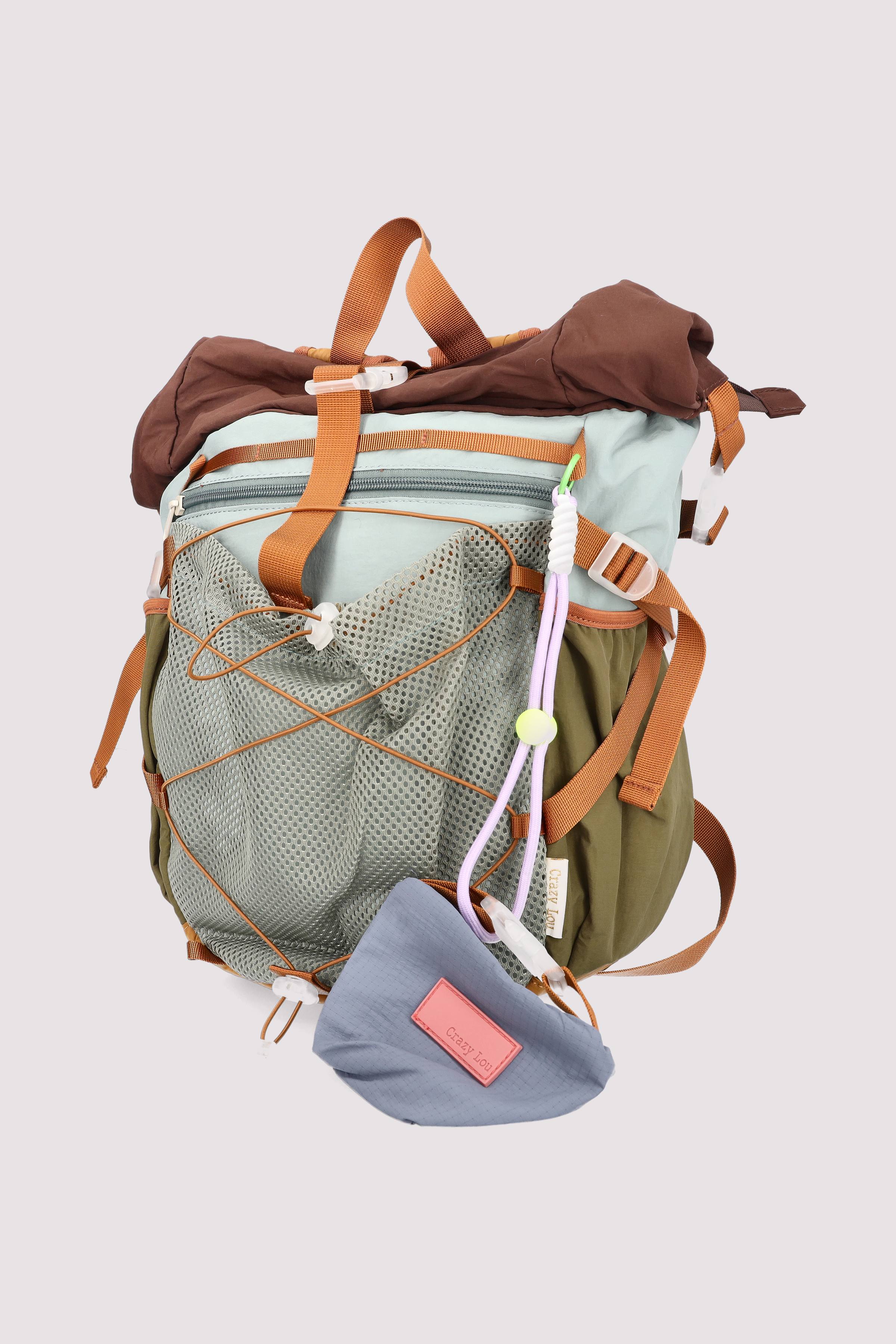 Crazy Lou - Crazy Lou Rucksack braun, vielseitig