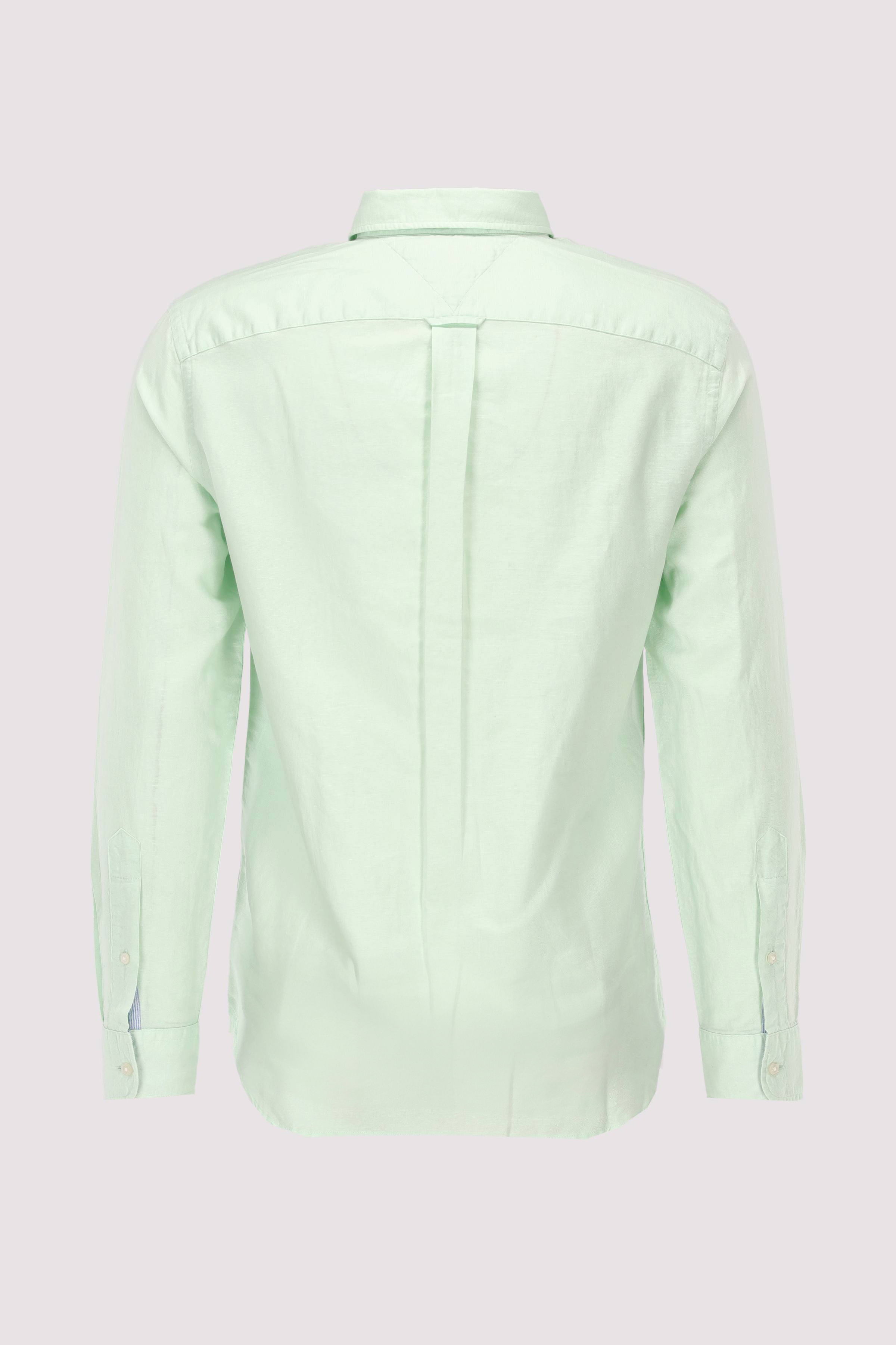 LINEN BLEND SOLID RF SHIRT