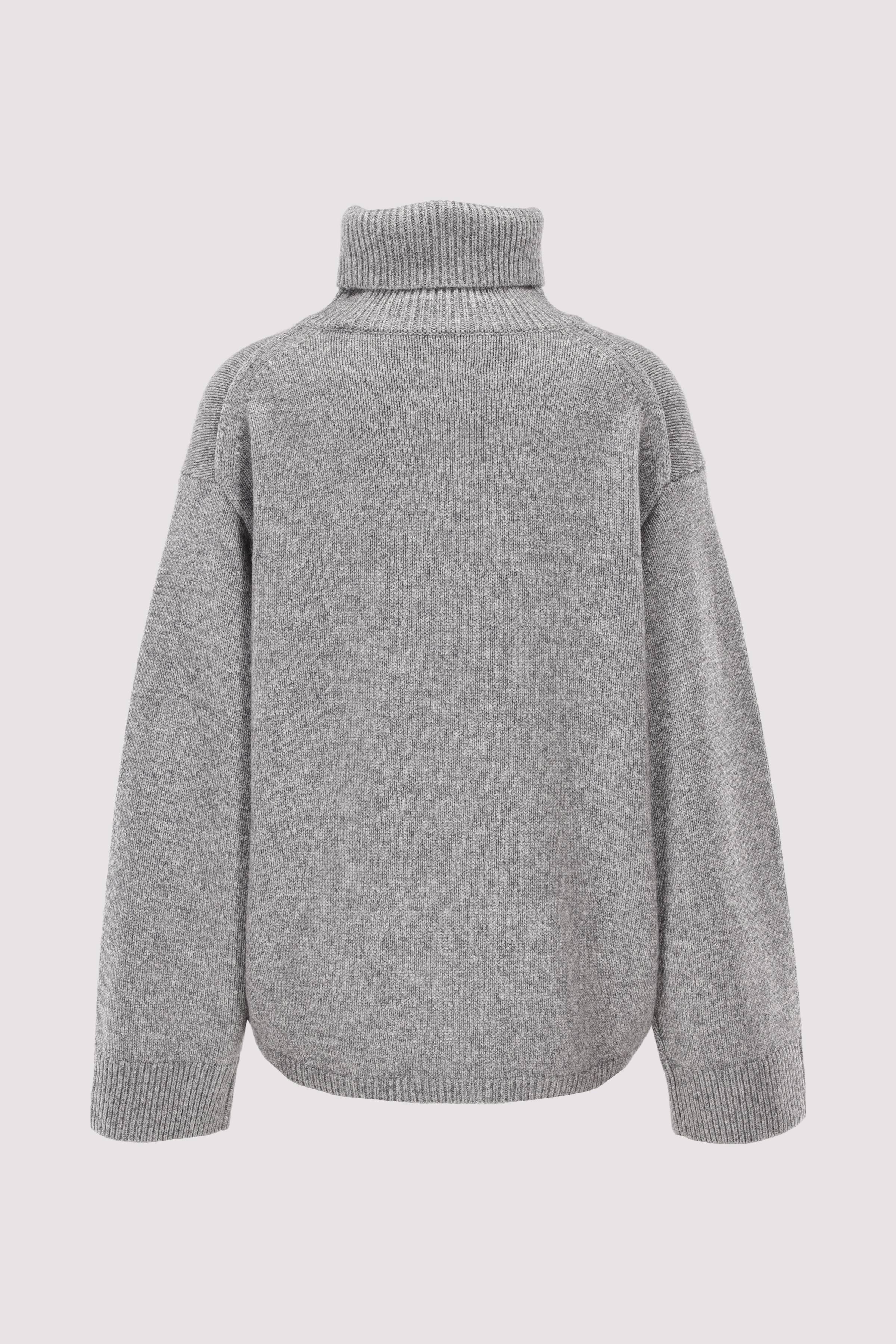 Pullover, longsleeve, stand up