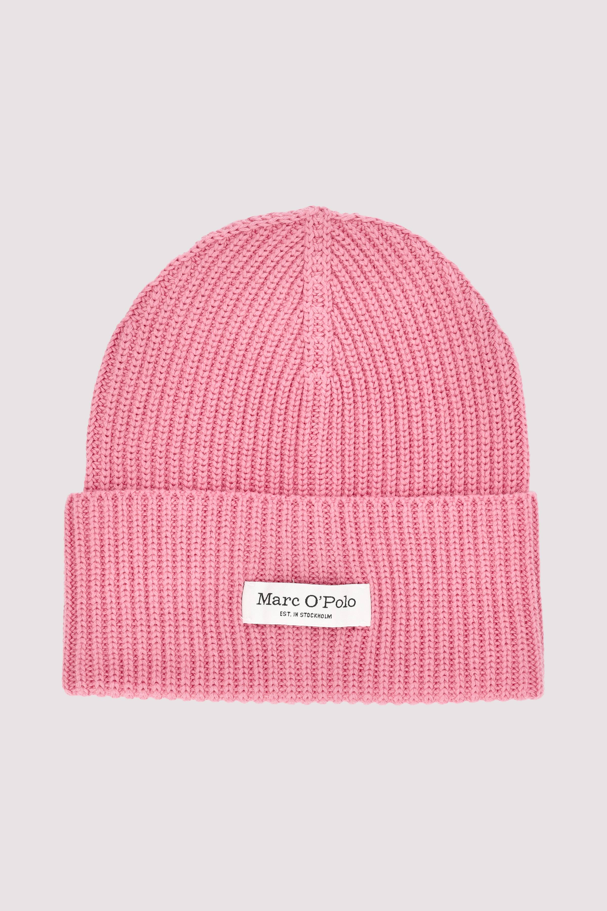 Marc O'Polo Damen Rosé Baumwollmütze