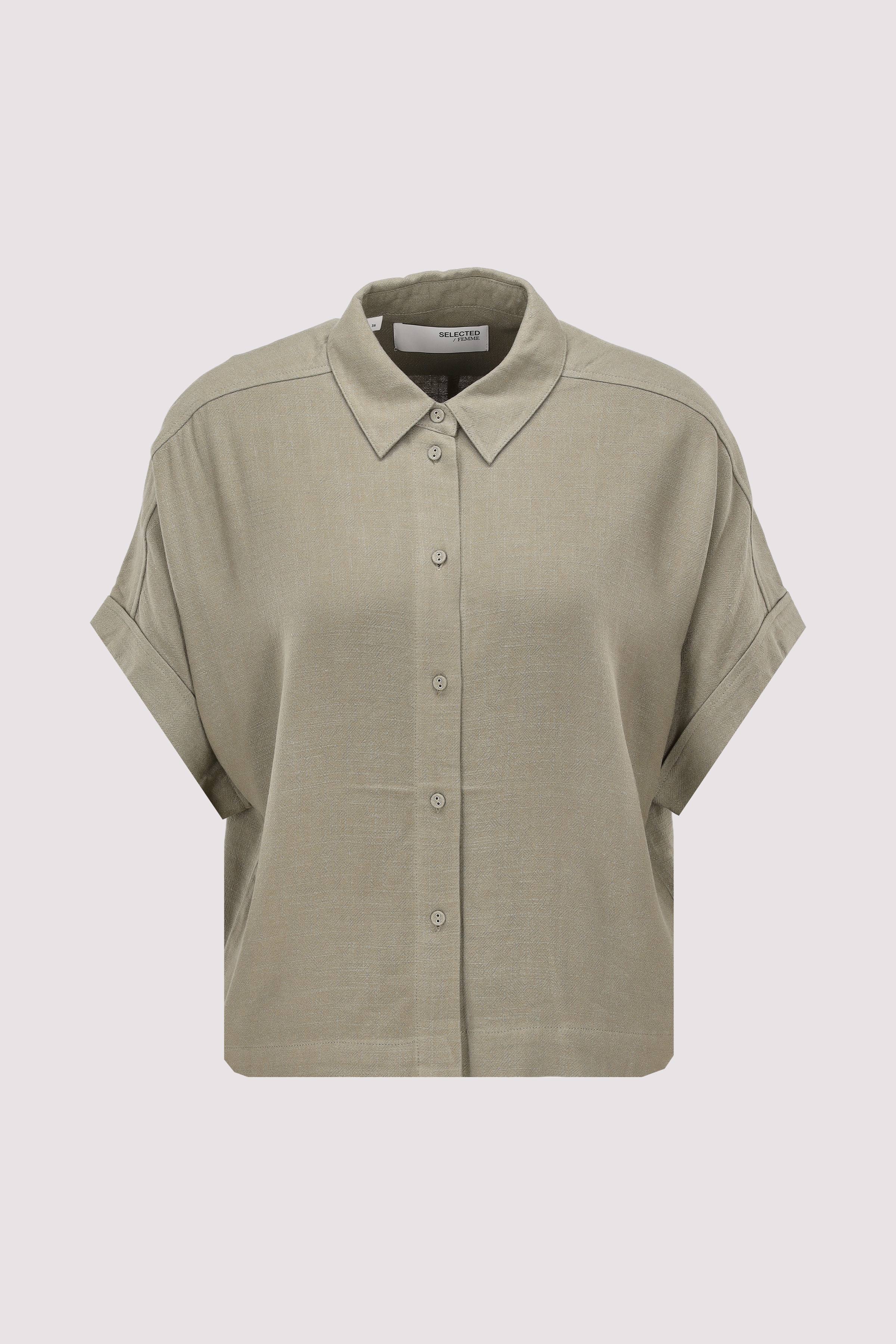 SLFVIVA SS CROPPED SUN SHIRT N