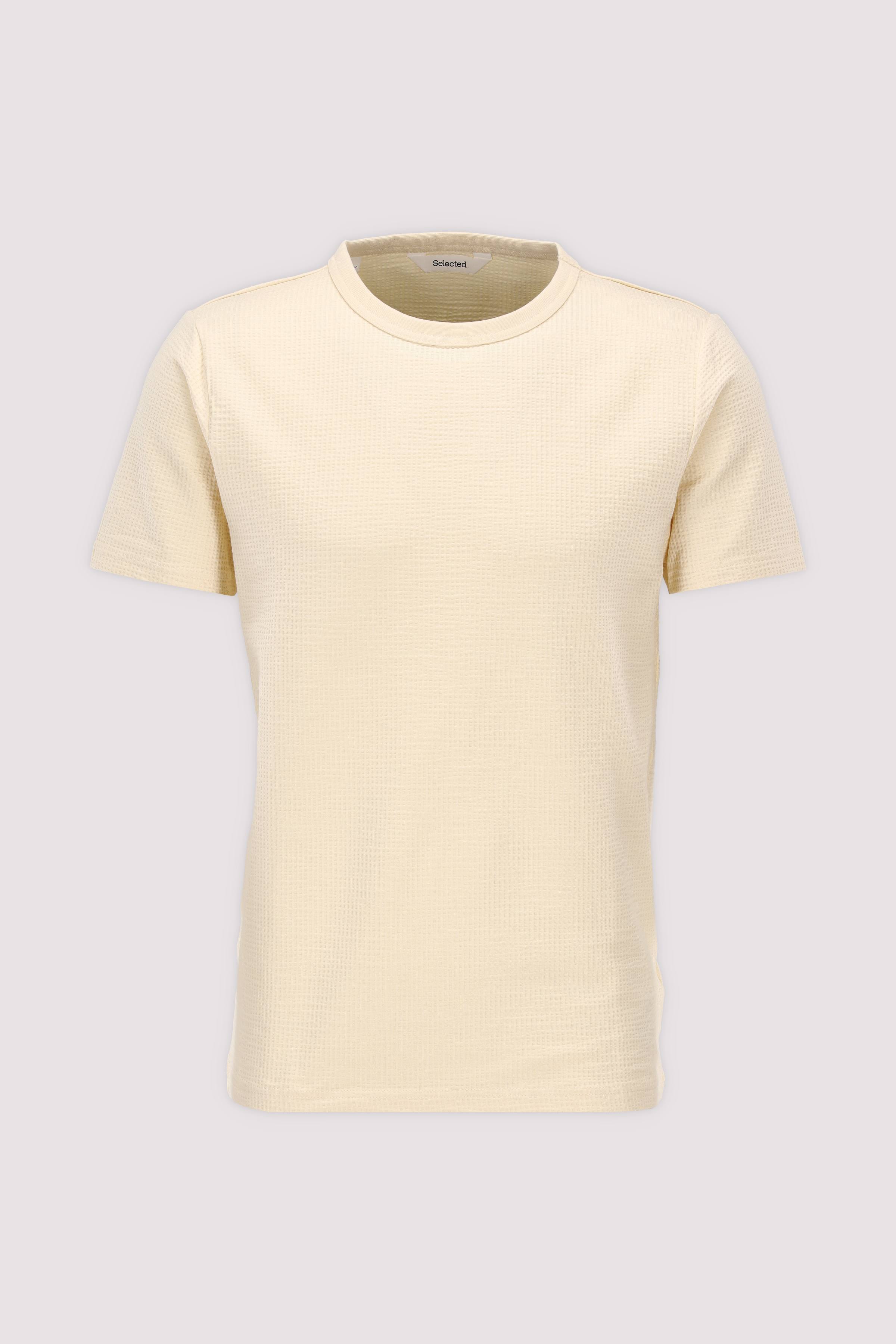 SLHSANDER SEERSUCKER SS O-NECK