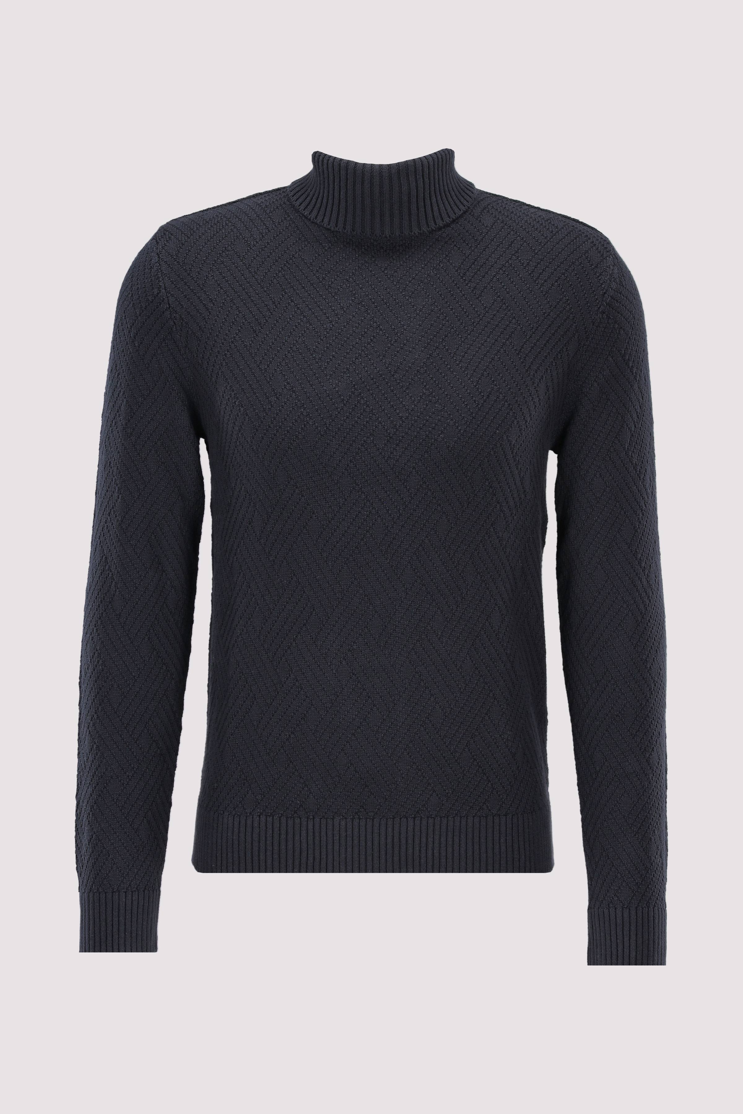 SLHTREVOR LS KNIT STRUCTURE RO