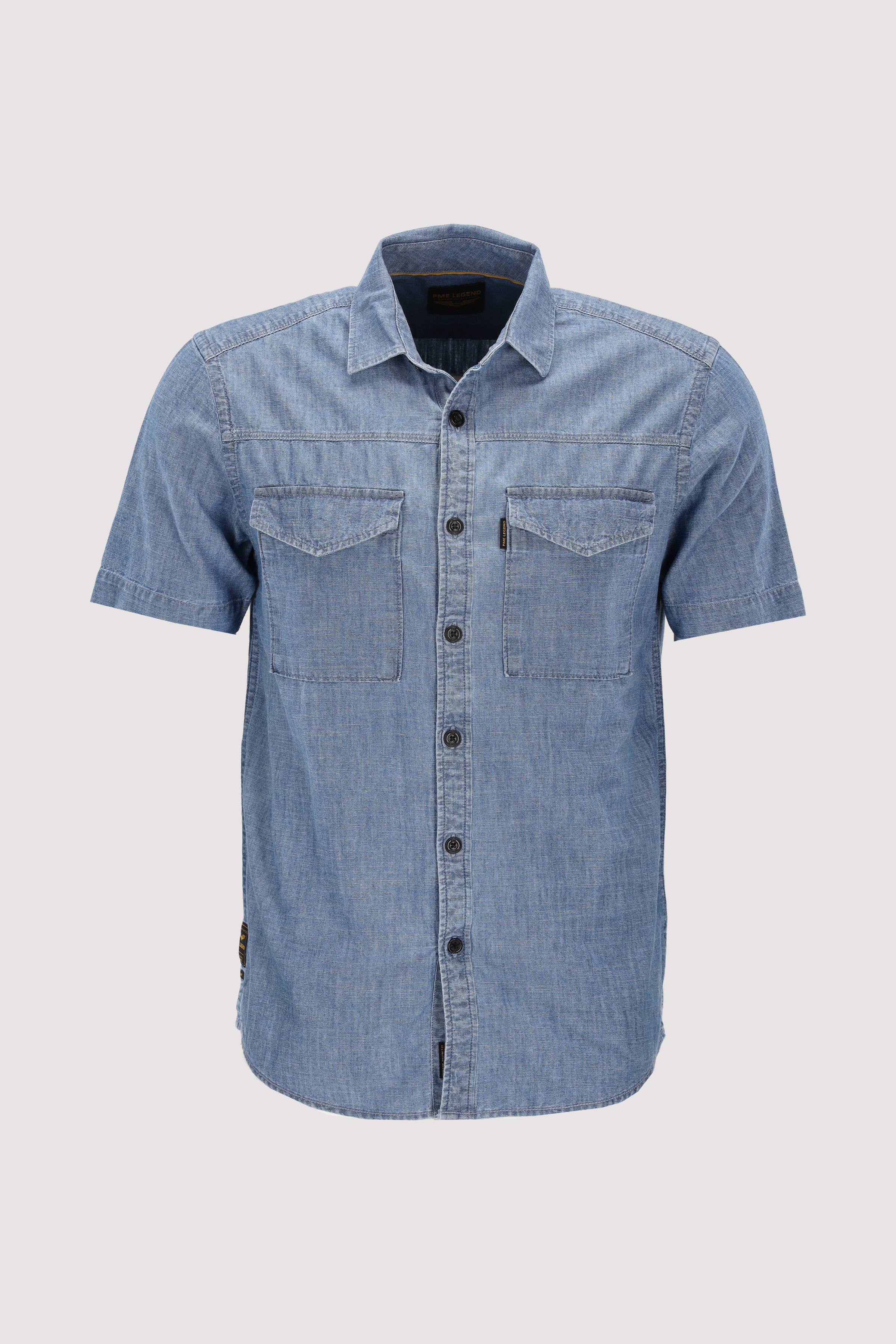 Short Sleeve Shirt Indigo Cham