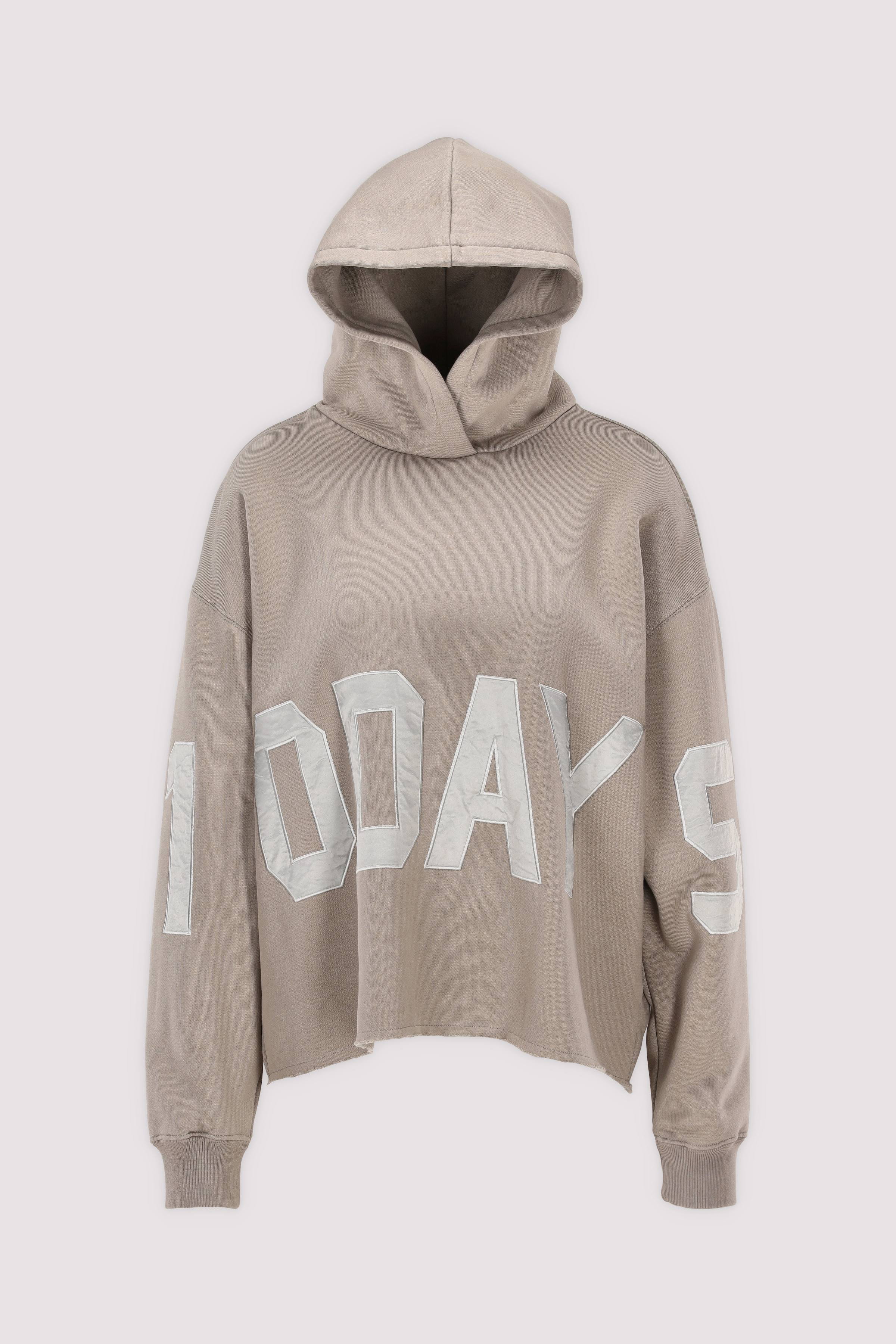 10Days - 10Days Damen Hoodie Fog – weich, zeitlos