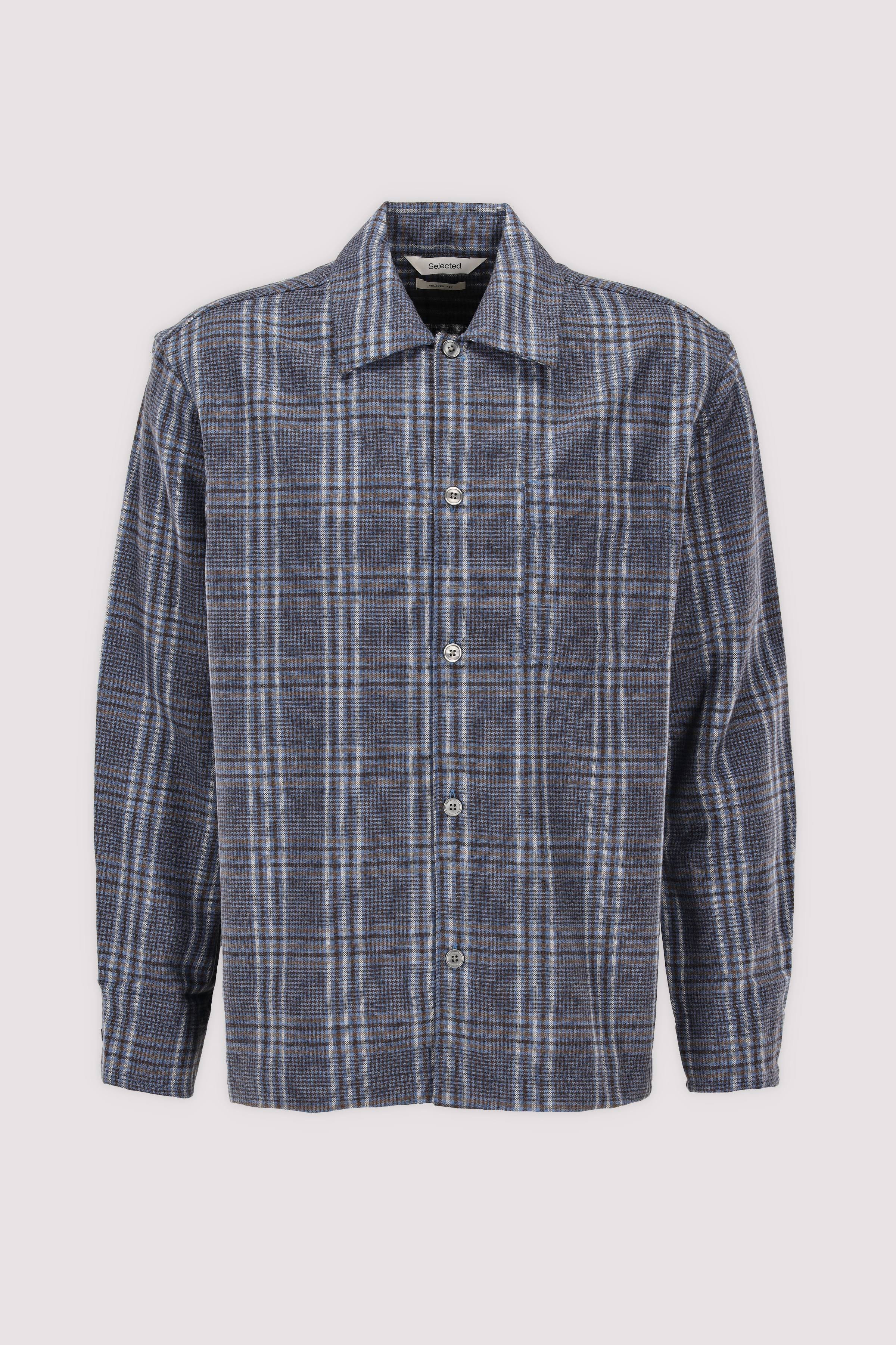 SLMRLXSVEND WT CHECK WOOL BLEN