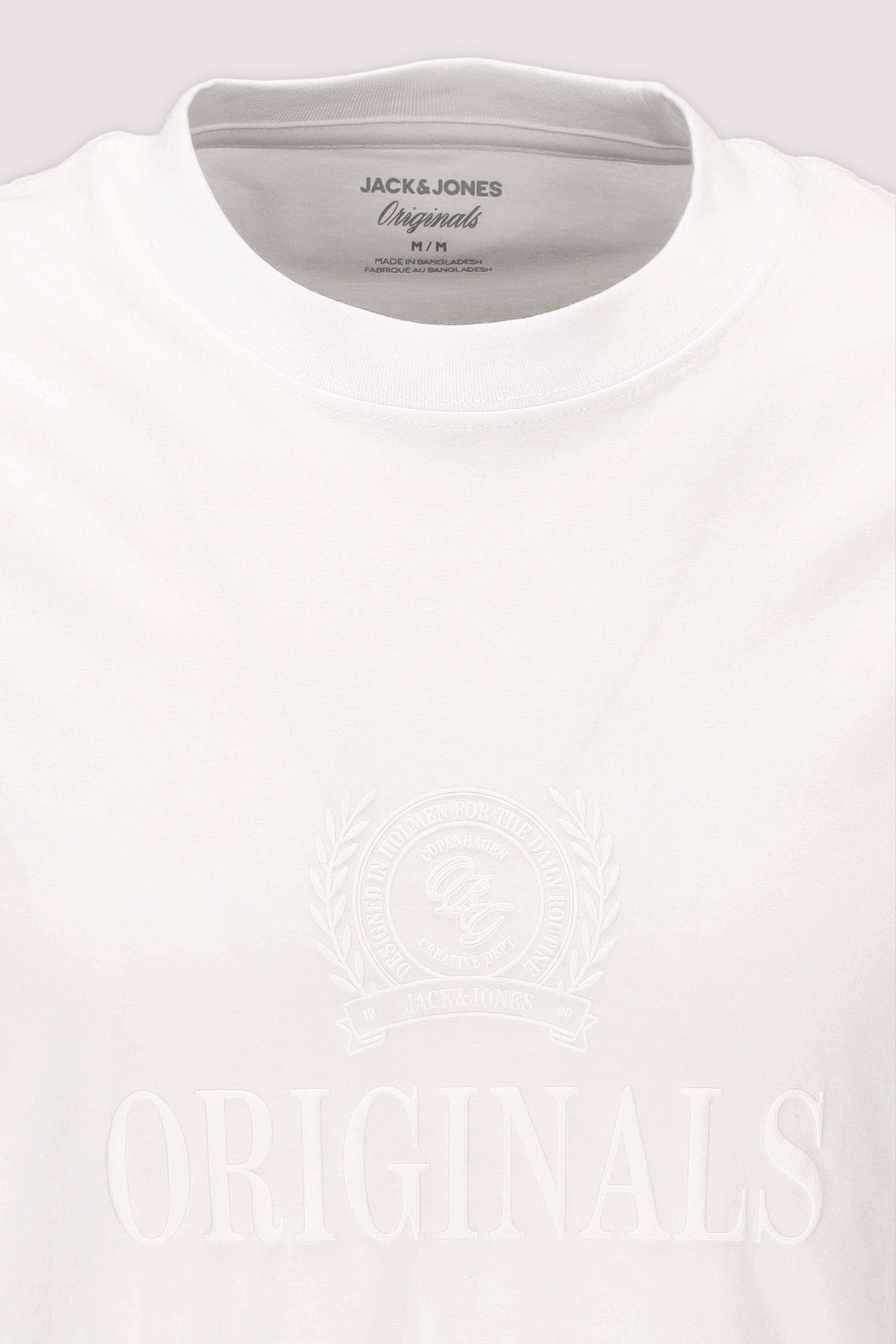 Jack and Jones - Jack and Jones Weißes Kurzarm-T-Shirt