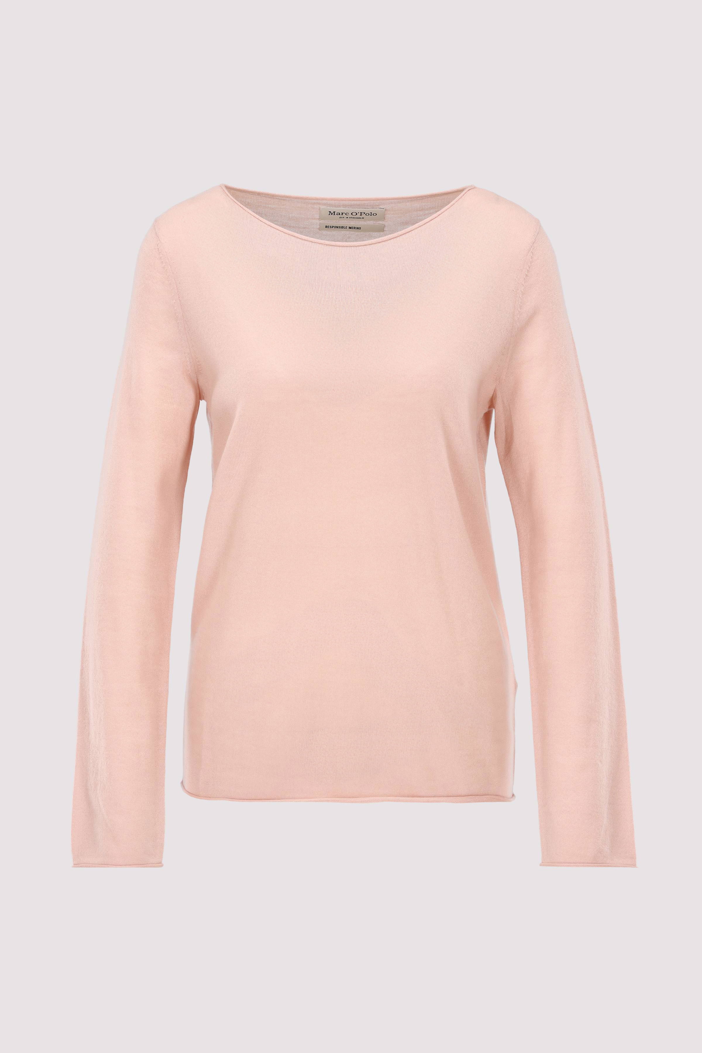 Pullover, longsleeve, boat nec
