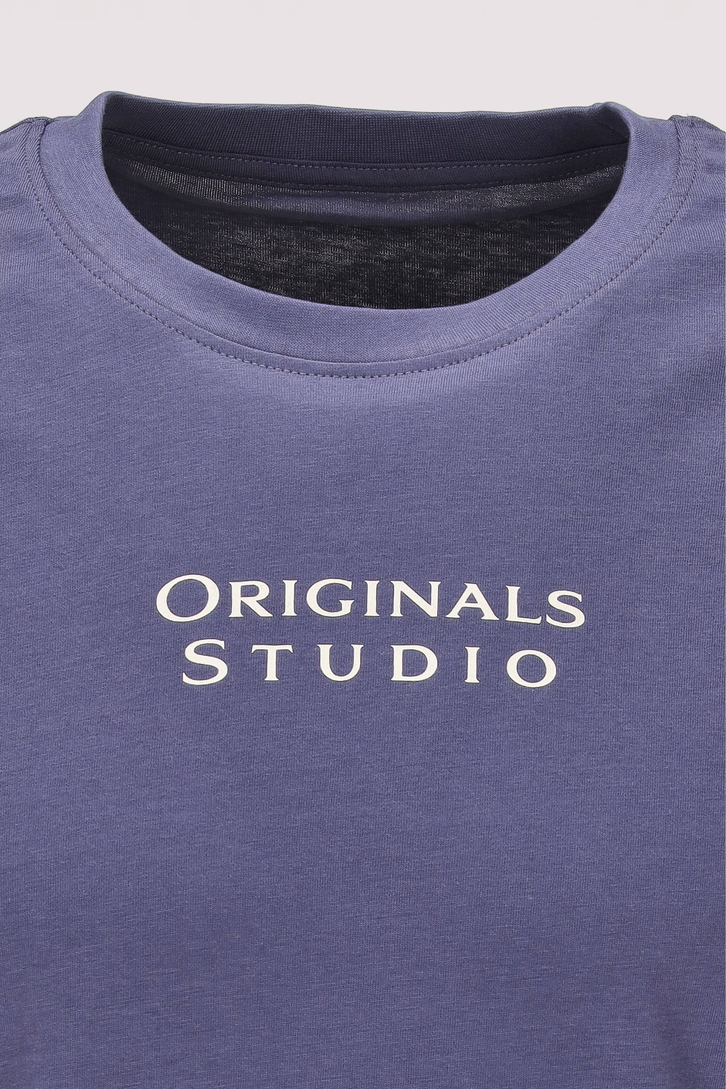 Jack and Jones - Jack and Jones T-Shirt Crown blue