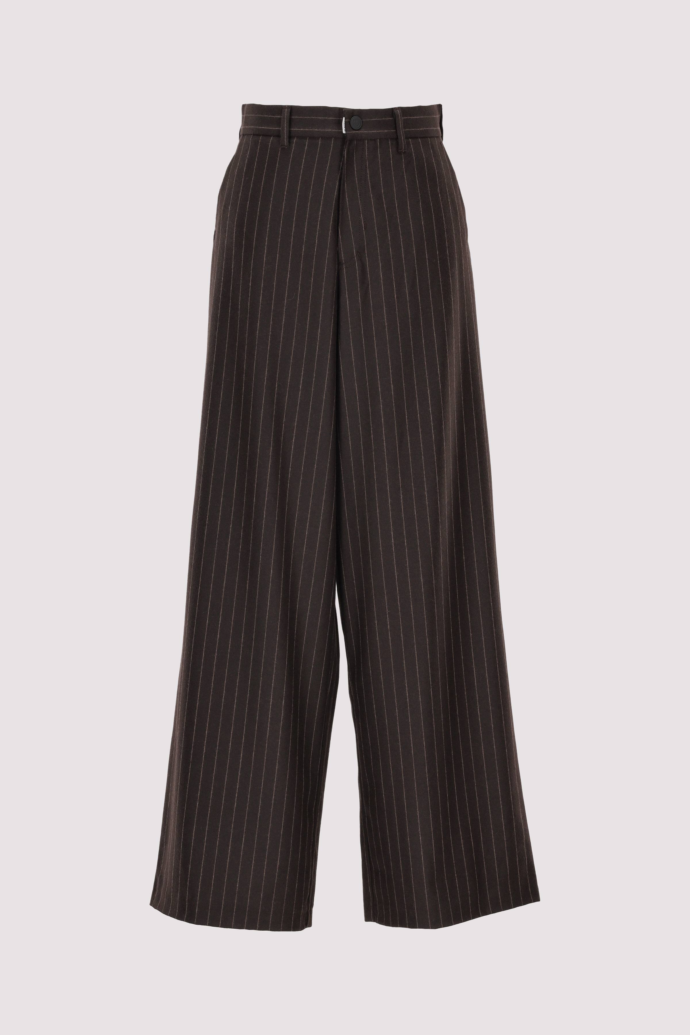 Wide-Leg-Hose PNTS braun Komfort