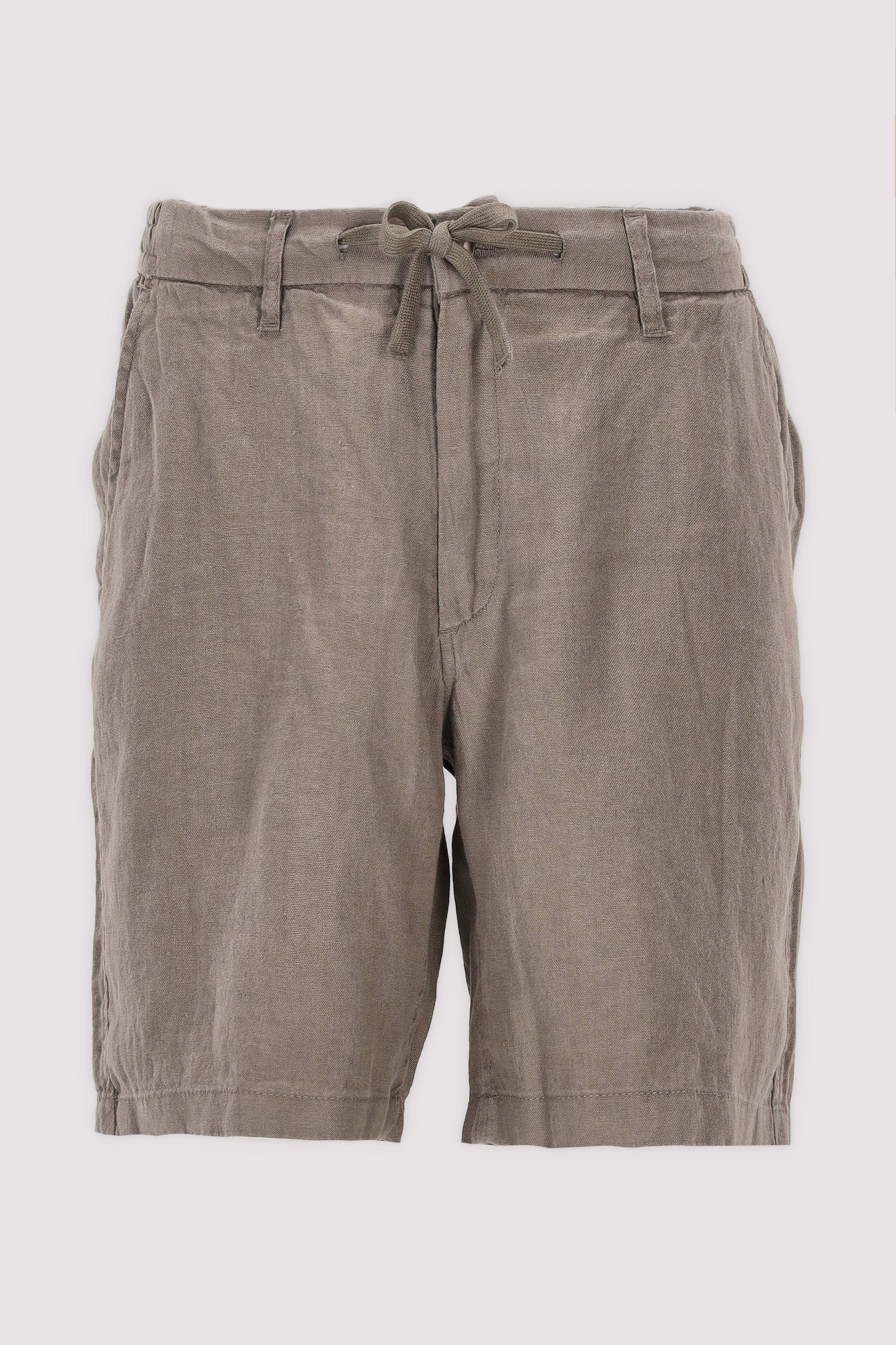 Dstrezzed Leinenshorts Braun Herren
