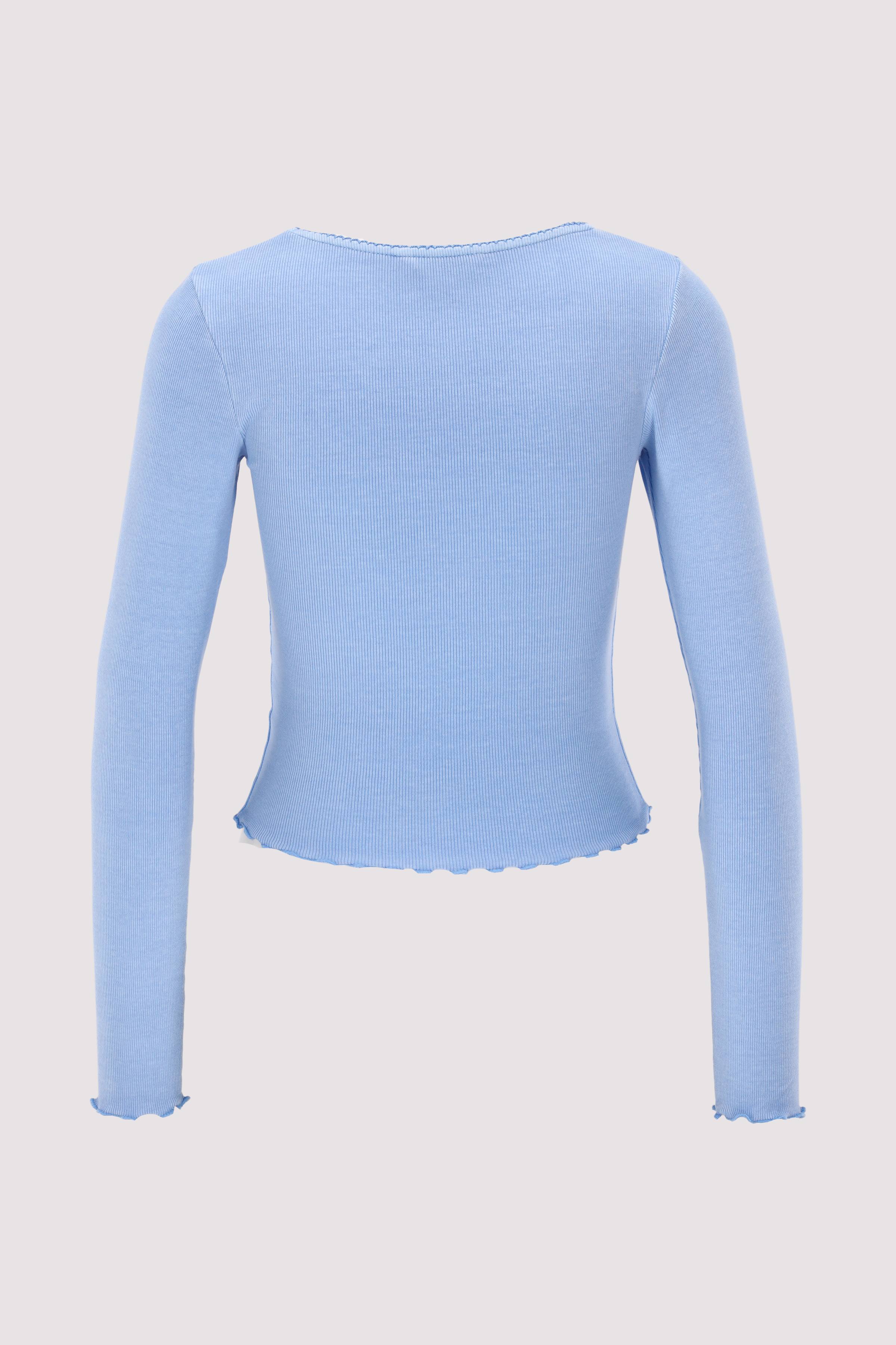 Tommy Jeans - TJW SLIM SCALLOP RIB LS Tommy Jeans - TJW SLIM SCALLOP RIB LS
