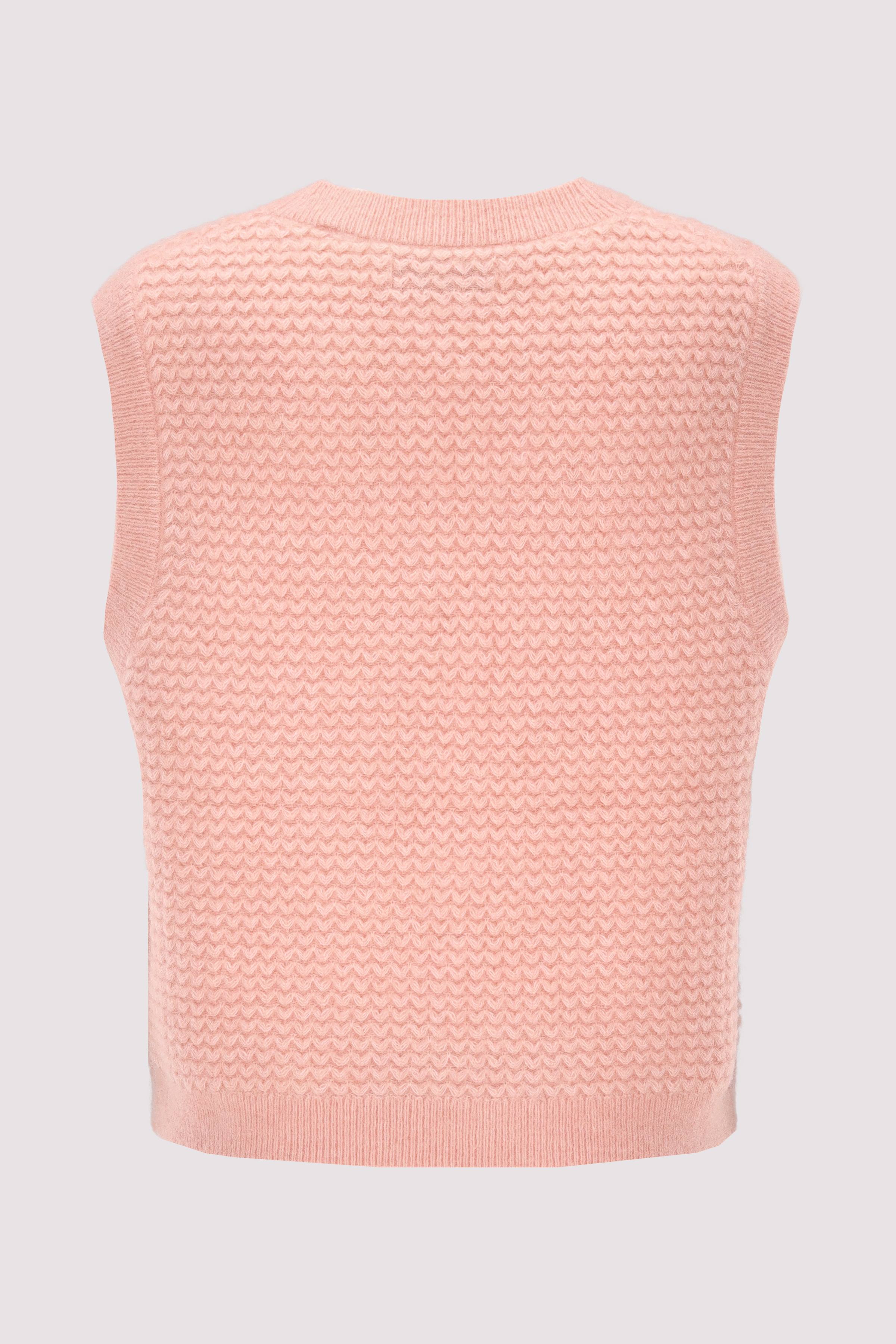 Knit Pullunder, Sleeveless, Bu