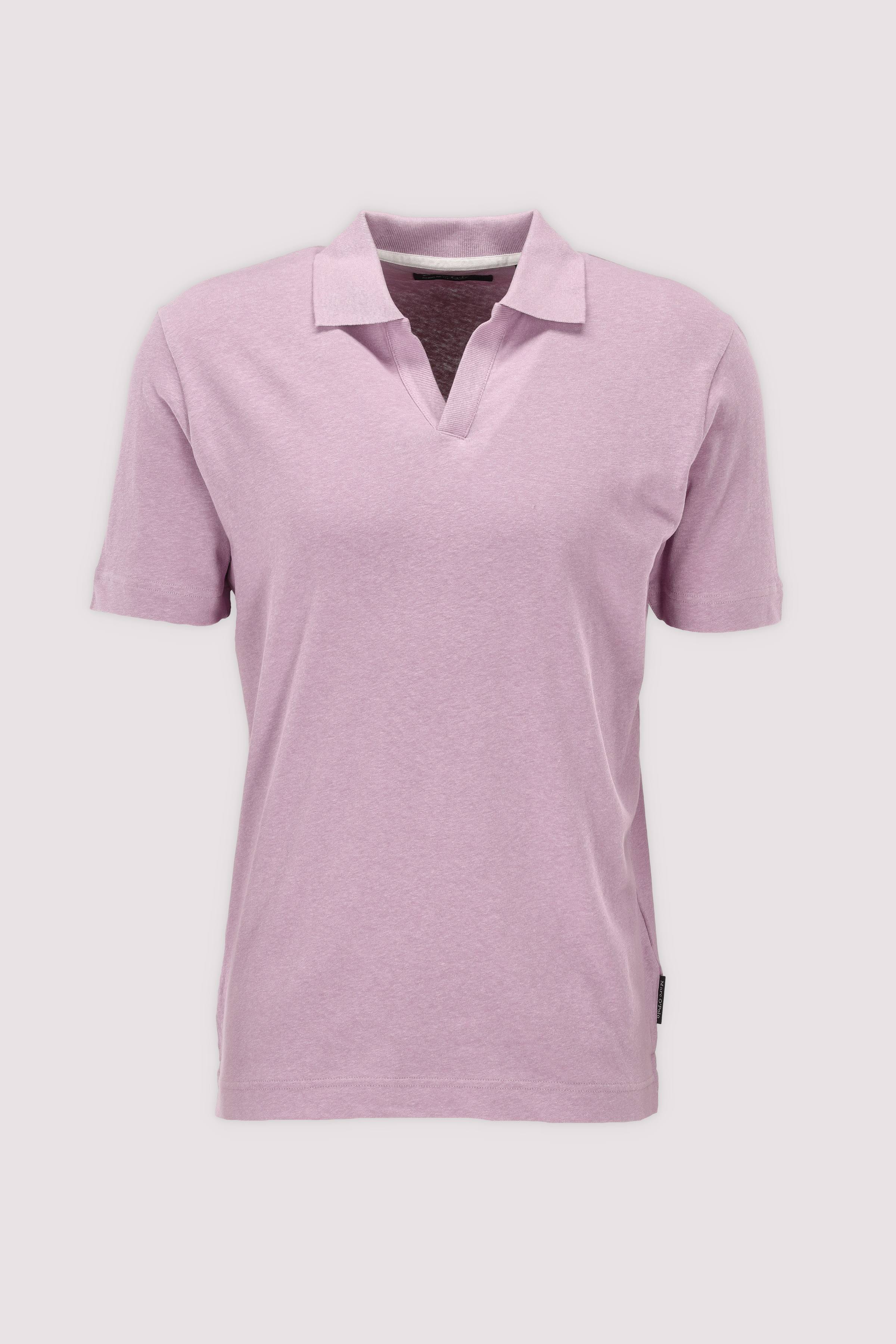 Marc O'Polo Polo aus Baumwoll-Leinen