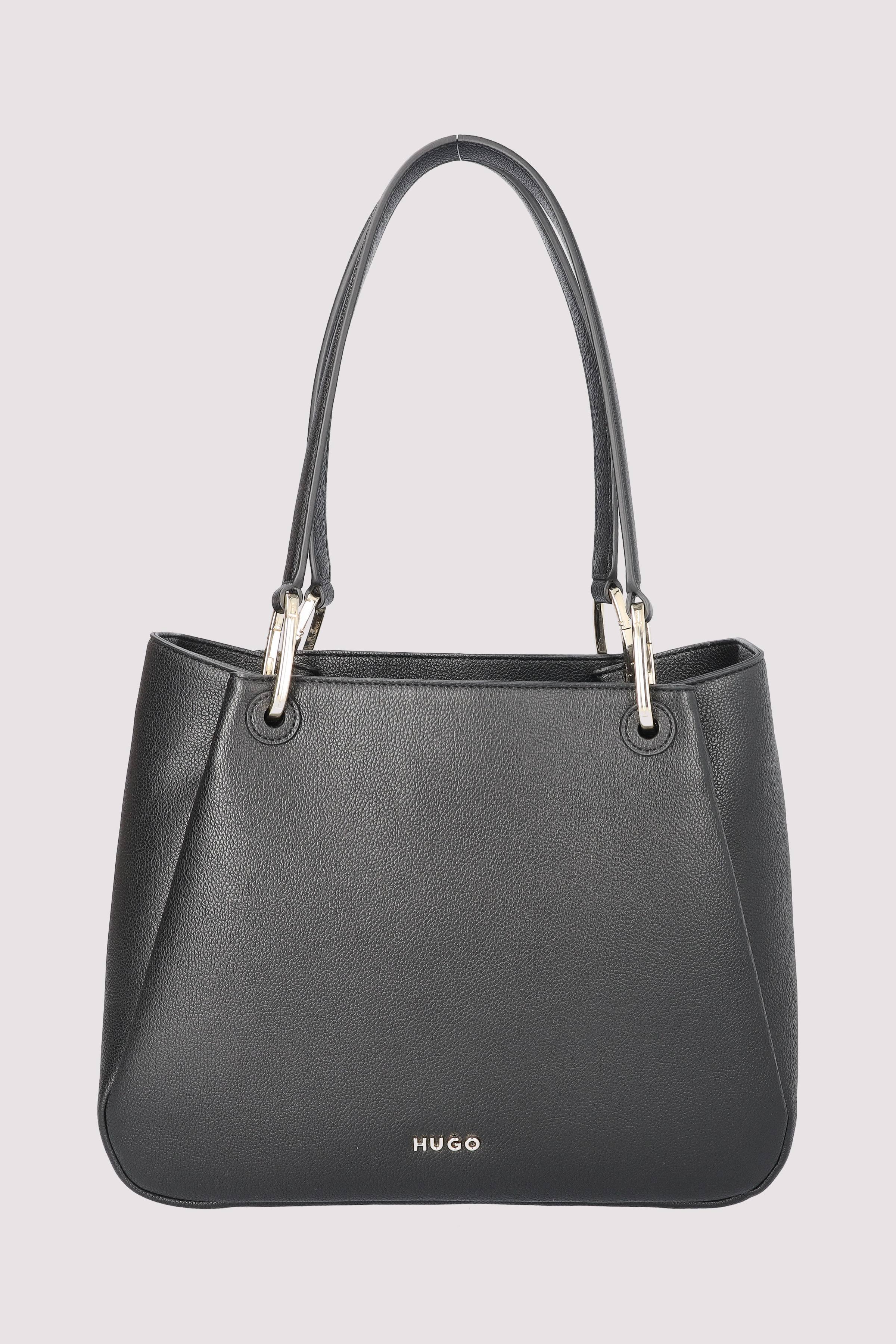 HUGO schwarze Handtasche – urban chic