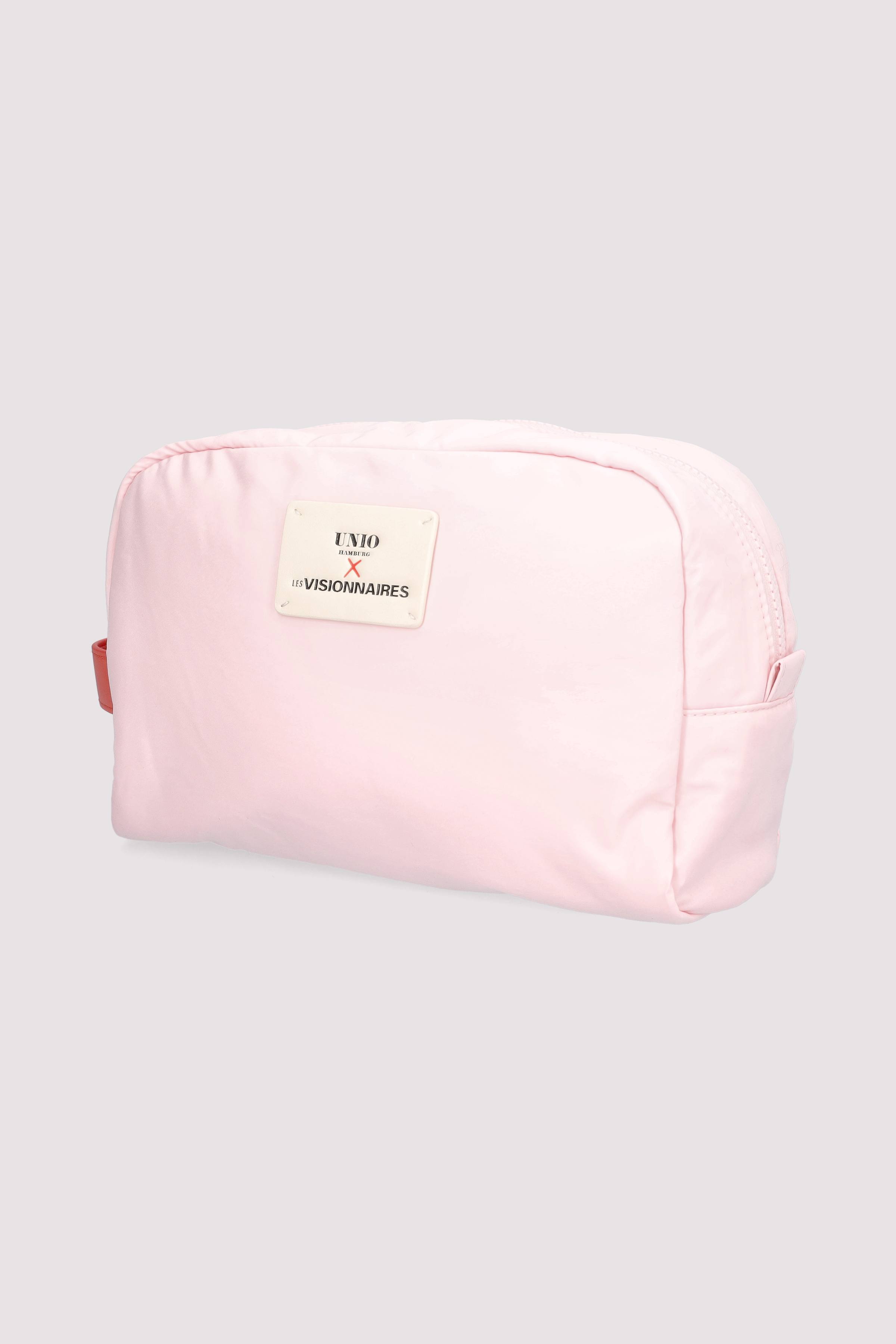 Les Visionnaires - rosafarbene Kosmetiktasche aus Nylon