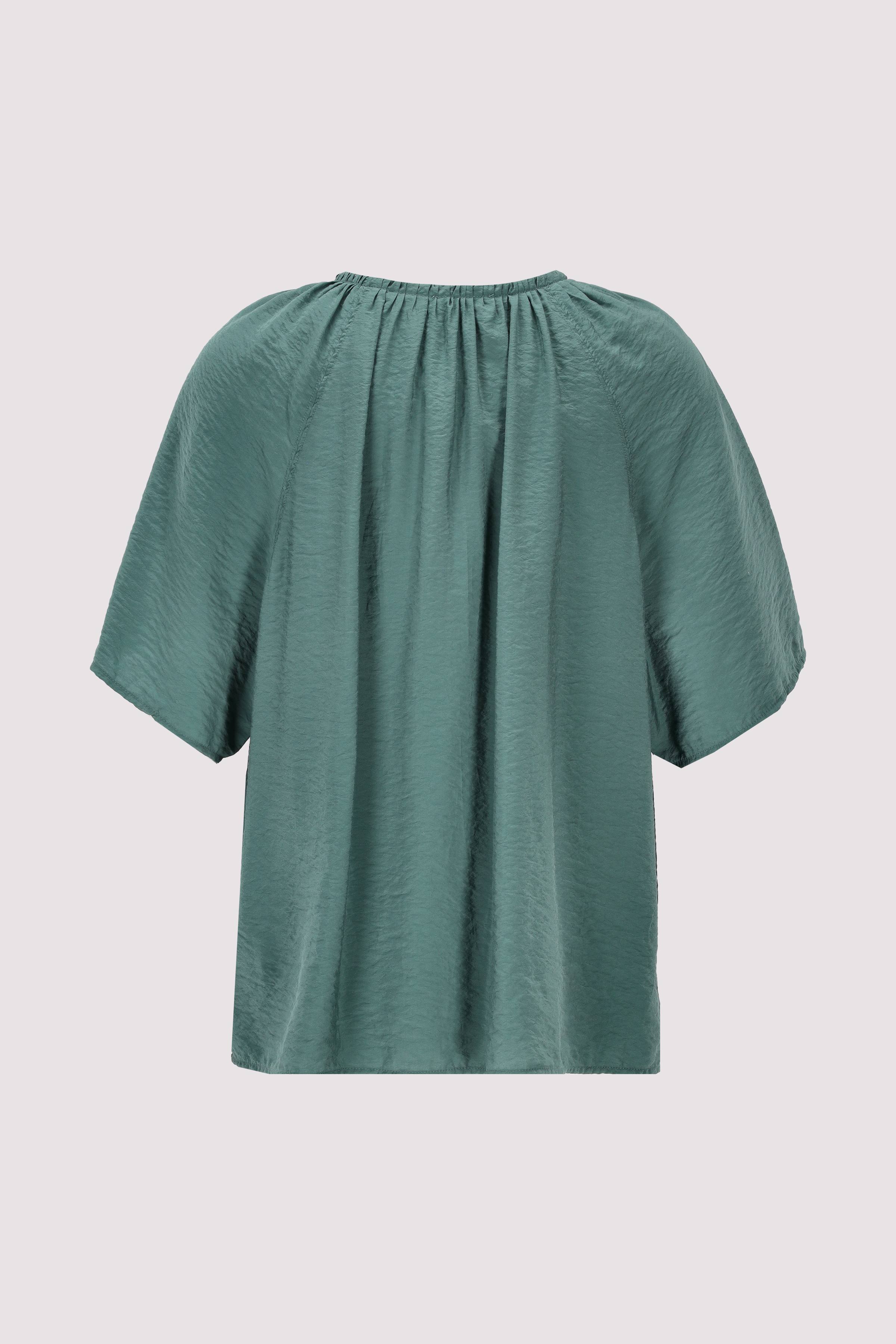 Marc O´Polo International - Blouse, round neck with drawst Marc O´Polo International - Blouse, round neck with drawst