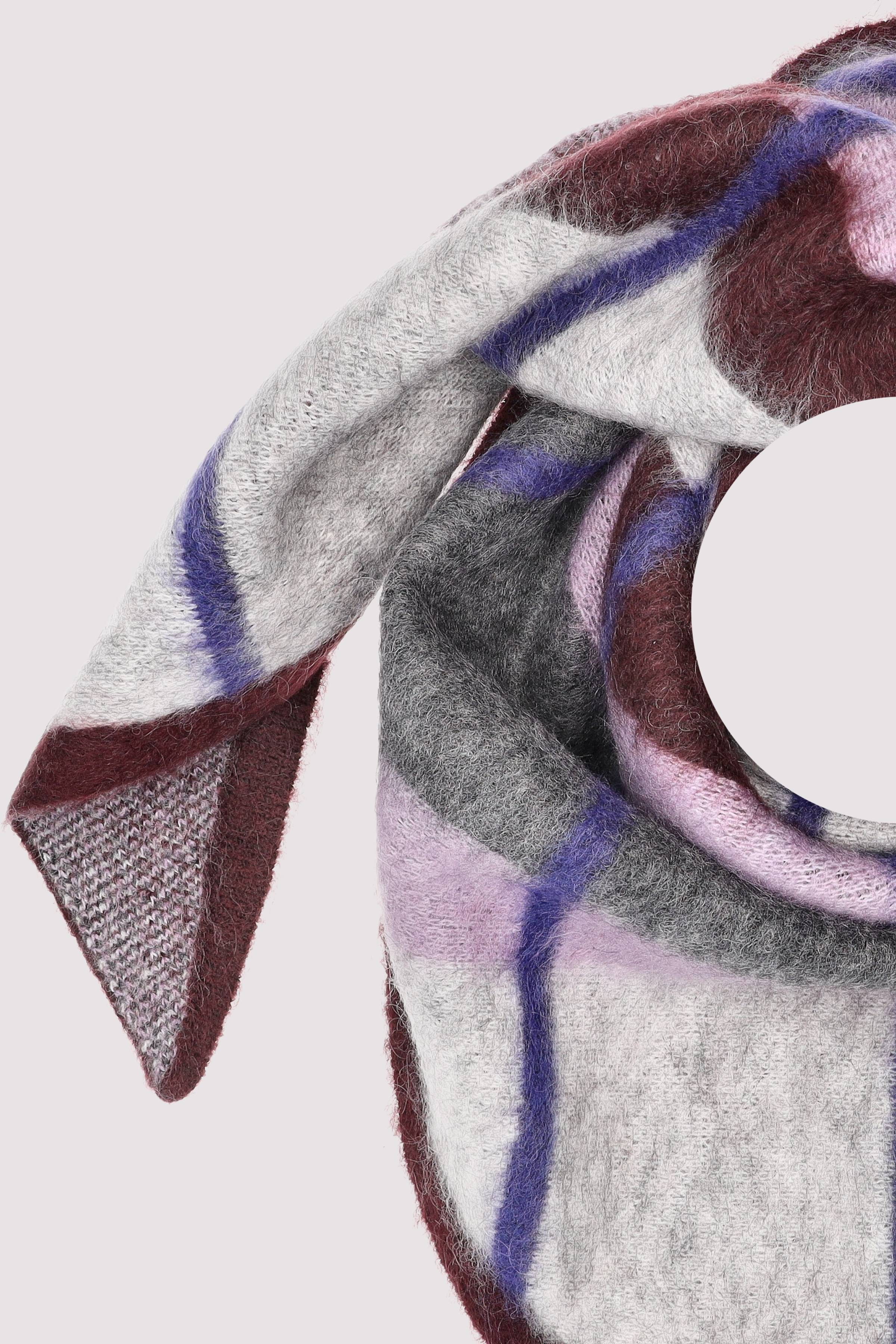 Marc O'Polo Schal dunkelviolett Mohair