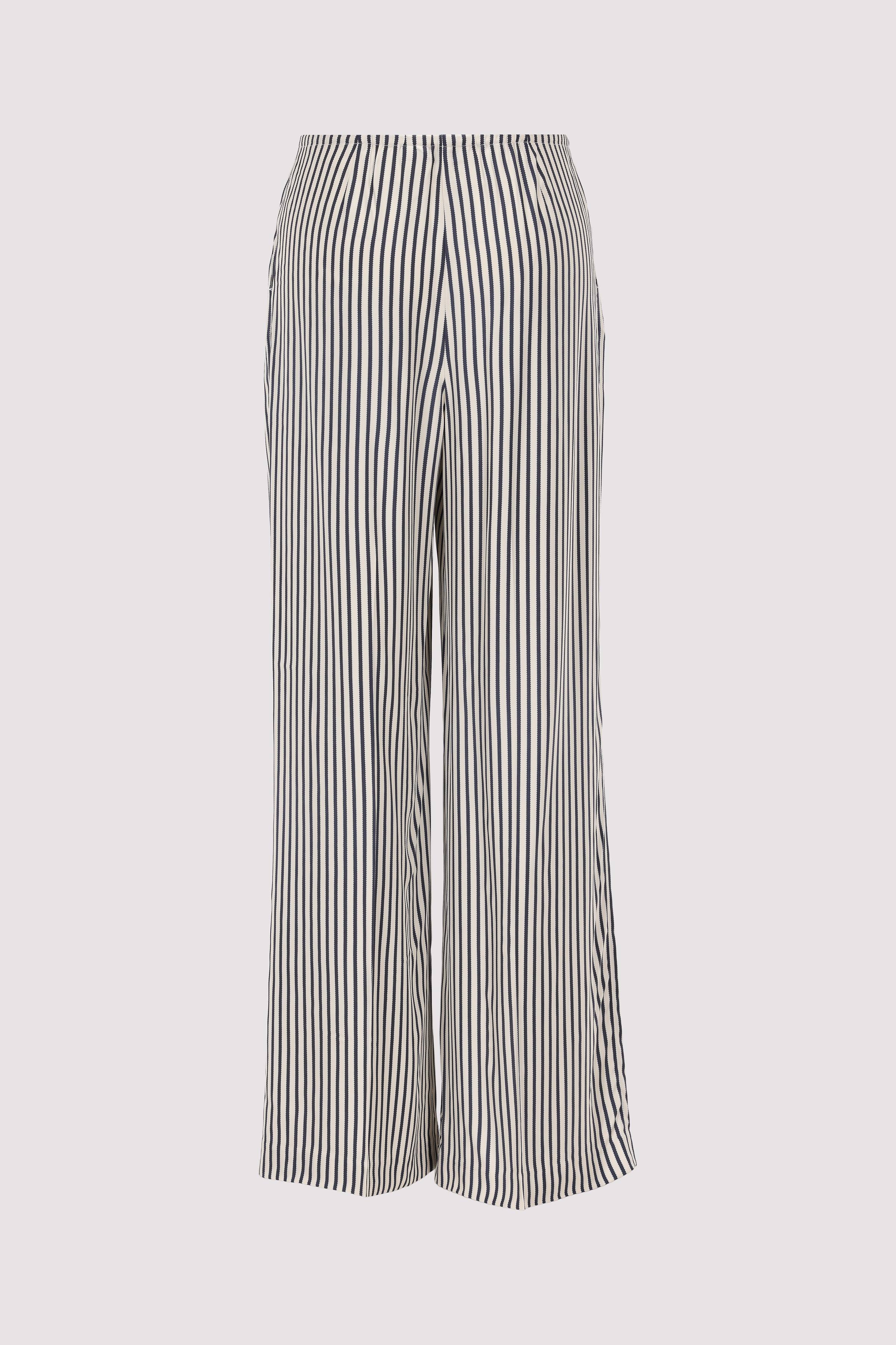 VIS TWILL WIDE LEG PANT