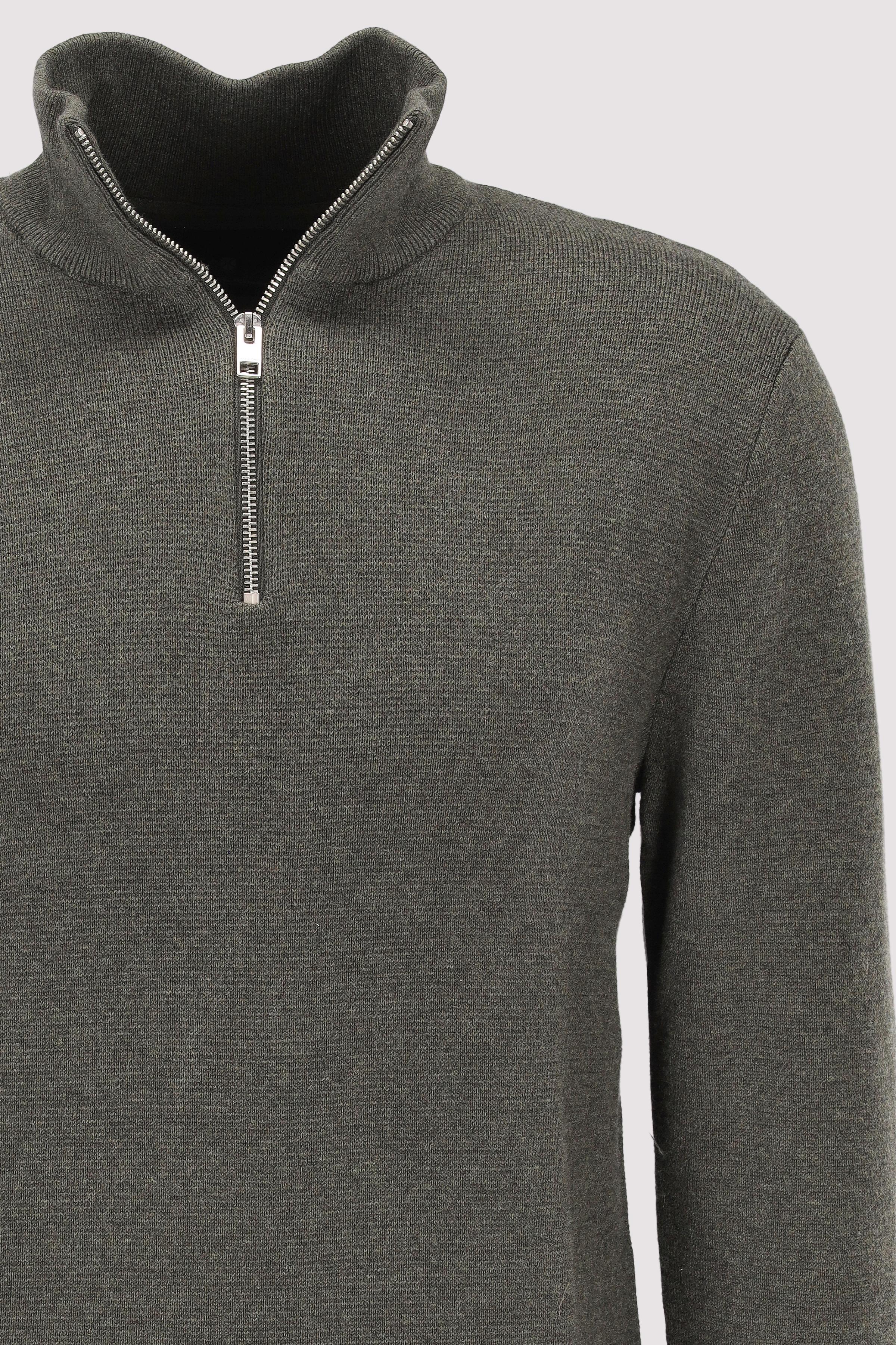 Jack and Jones - JPRCCMILANO STITCH KNIT HALF Z Jack and Jones - JPRCCMILANO STITCH KNIT HALF Z