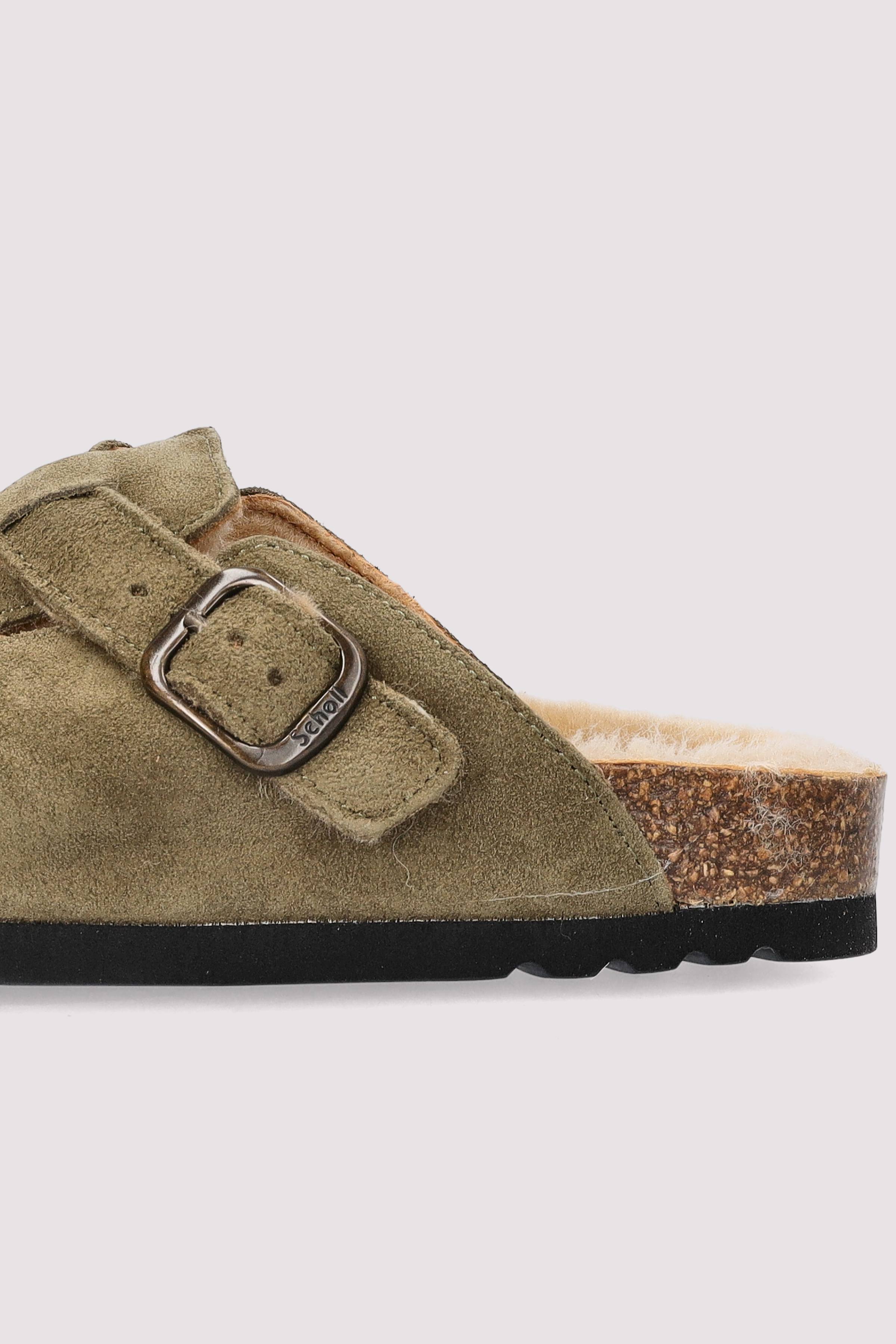 Scholl Sandale, khaki, Komfort