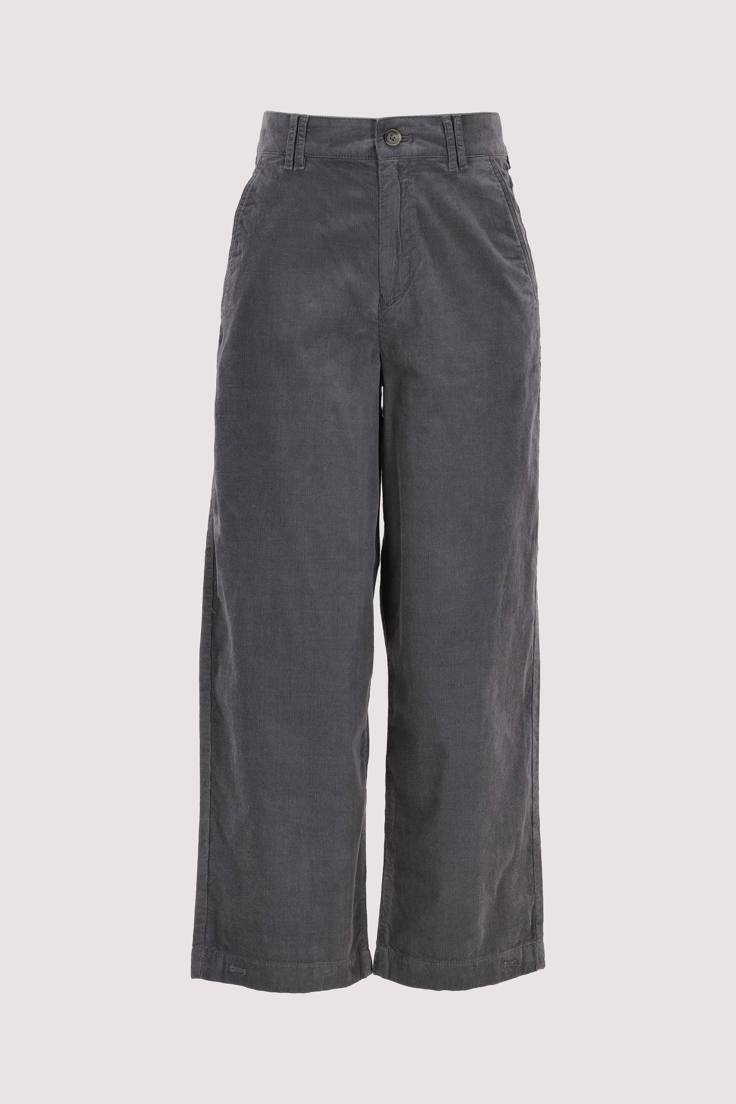 Marc O'Polo Straight-Leg-Hose Damen grau