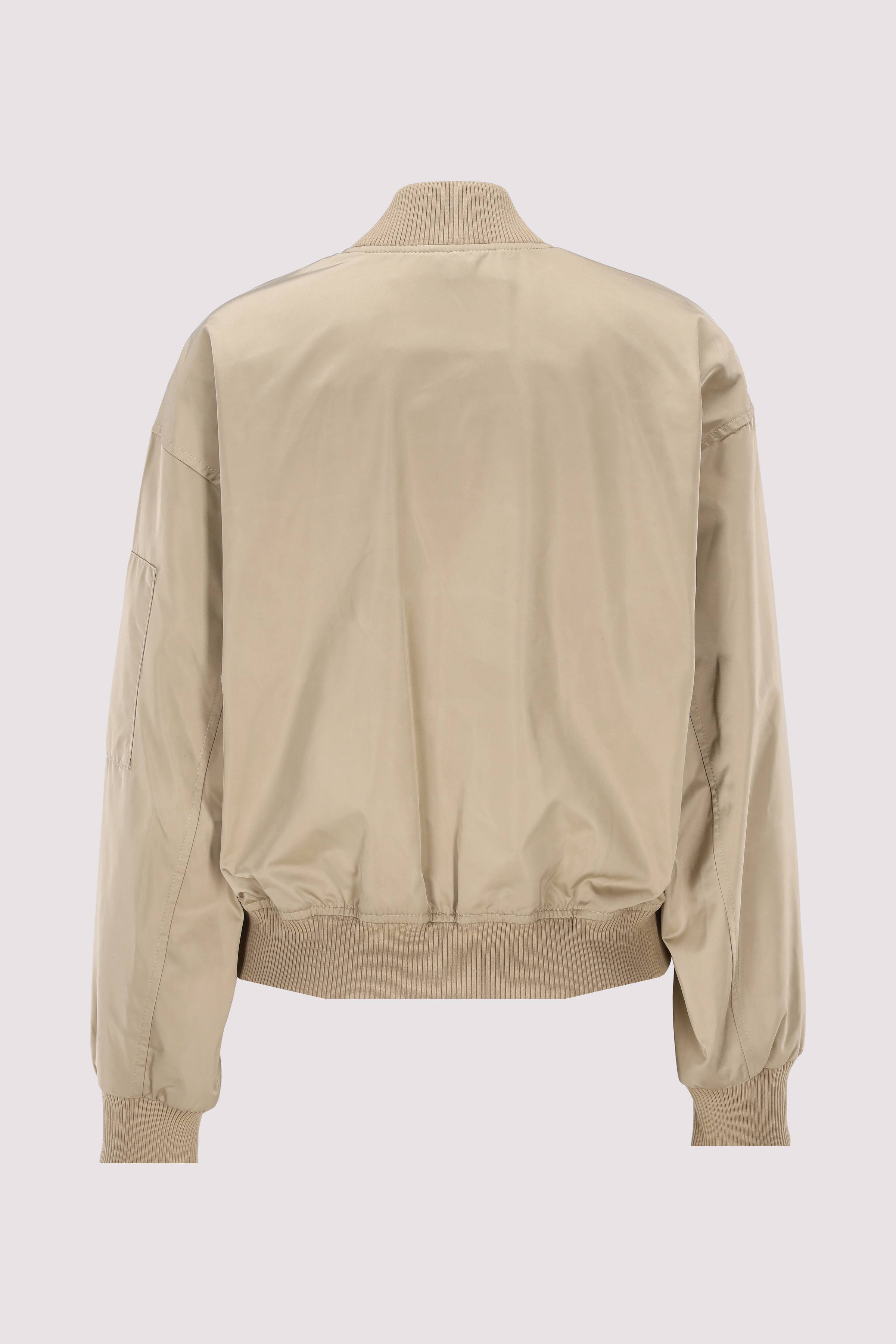 Blouson, knitted details, zipp