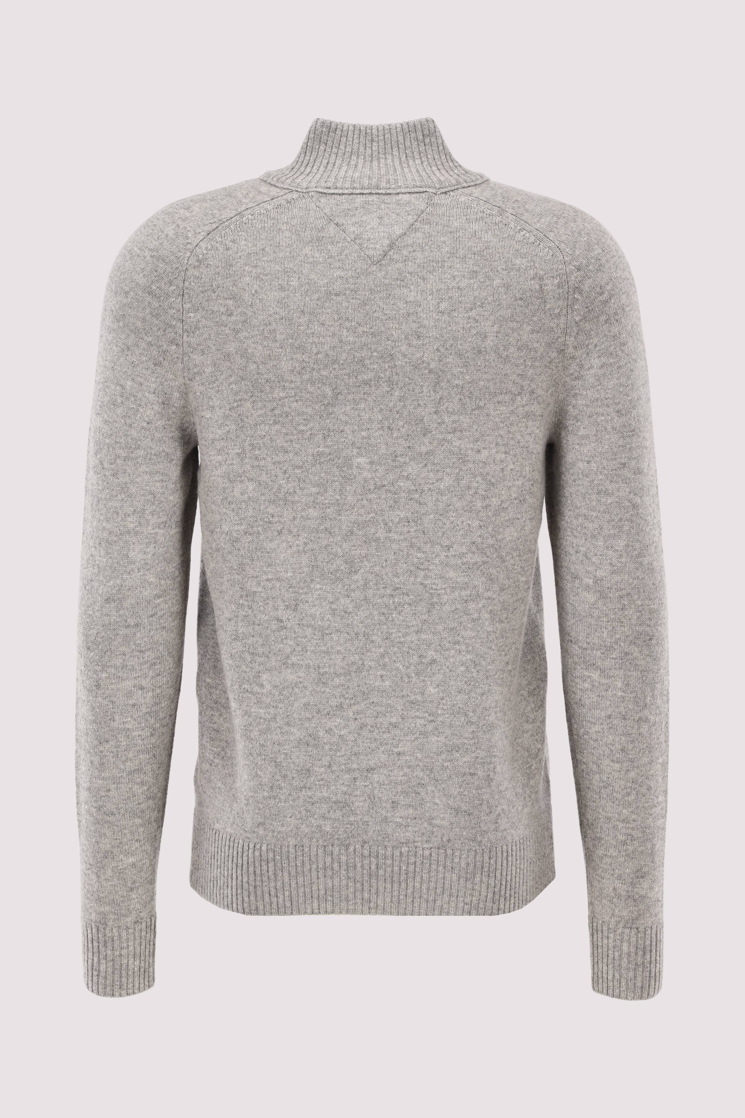 LAMBSWOOL ZIP MOCK