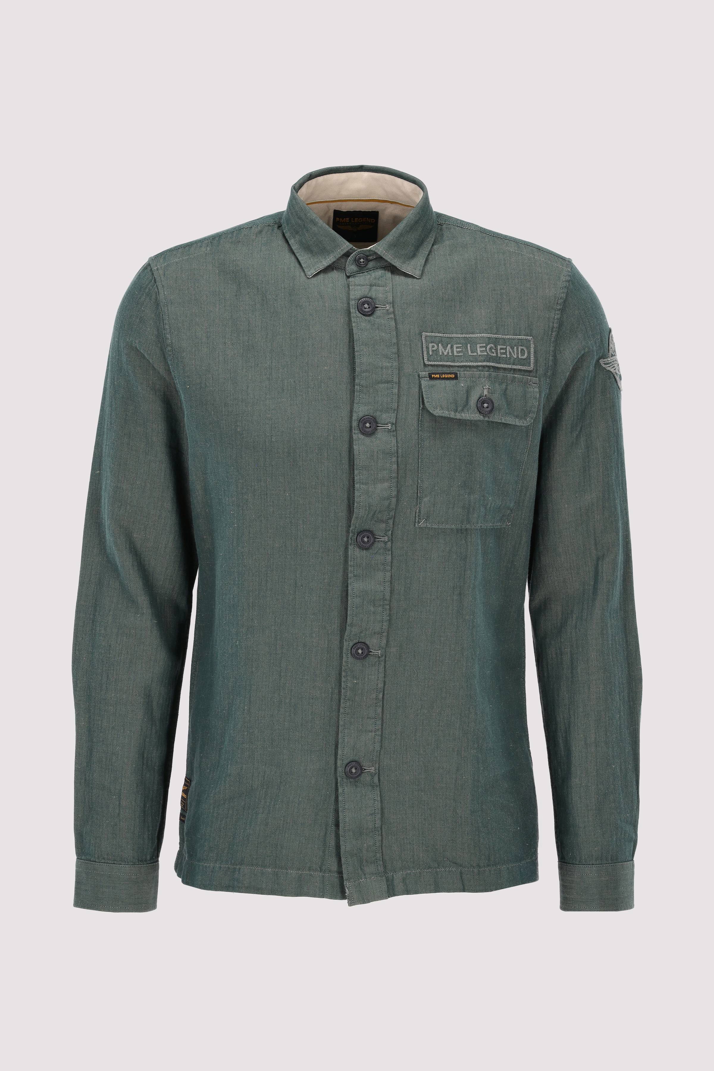 Long Sleeve Shirt Ctn/Linen He