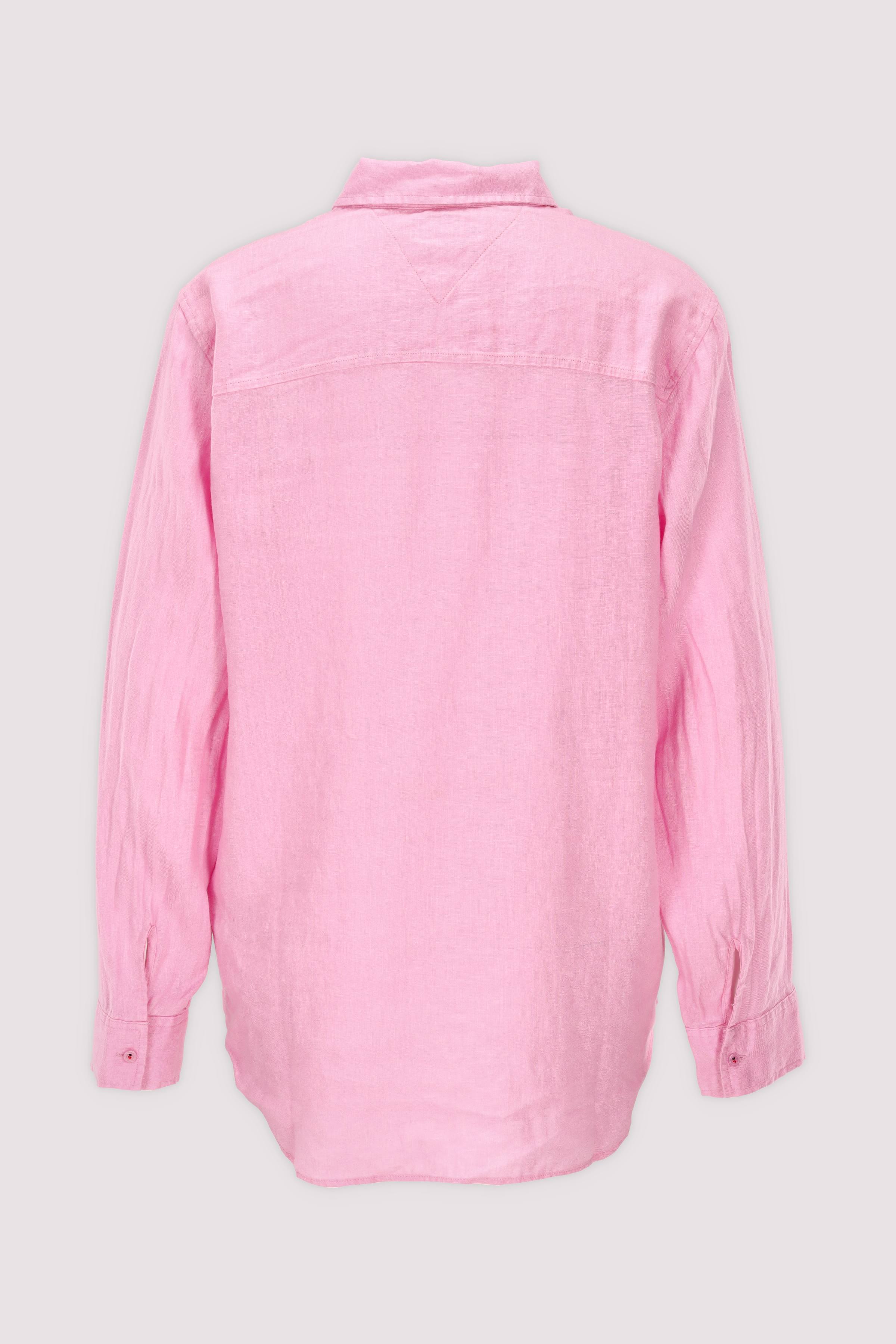 Tommy Hilfiger Leinenbluse Pink Damen