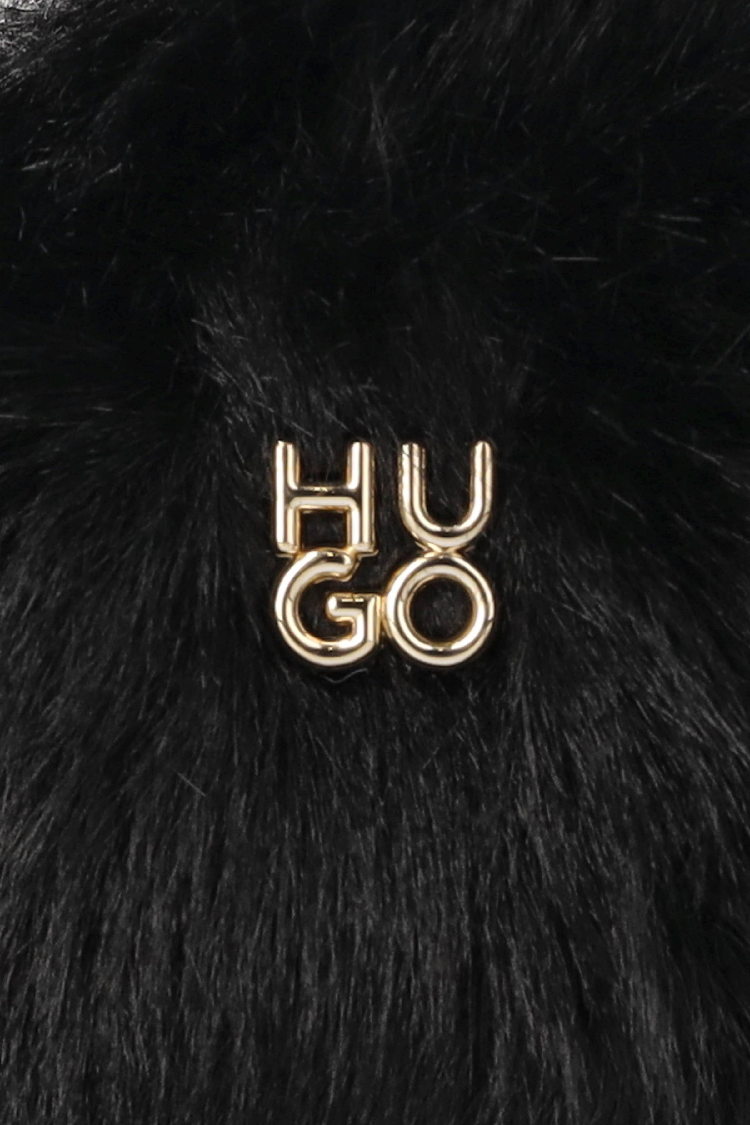 HUGO - HUGO Ohrwärmer in Schwarz mit Logo