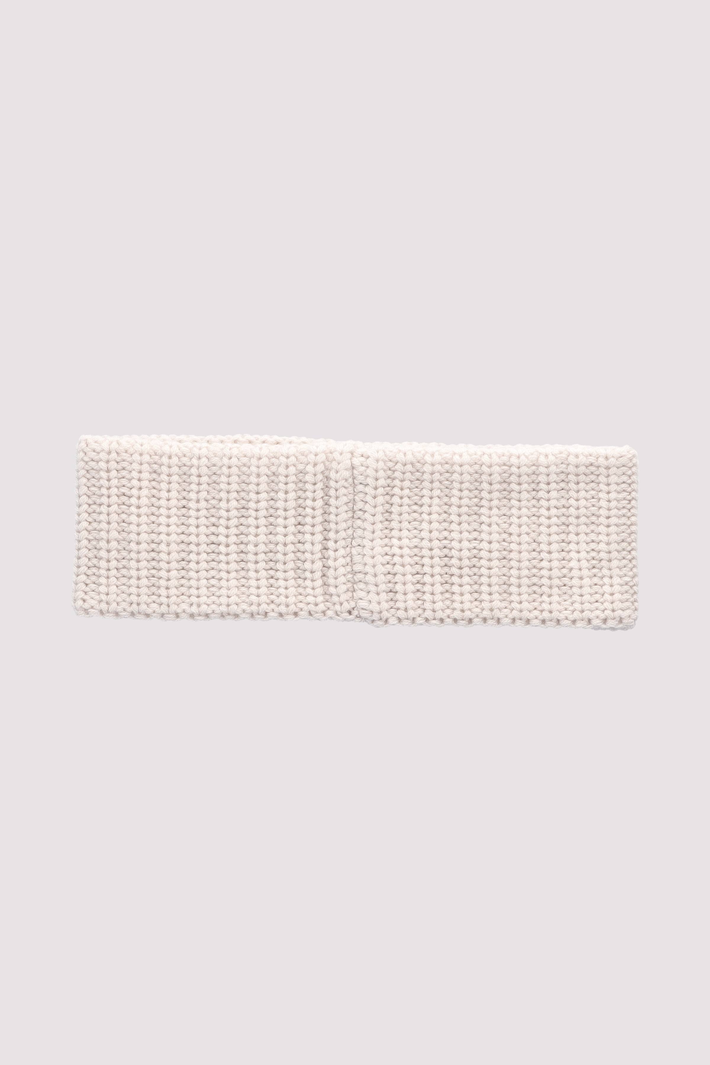 Headband, knitted in 1x1 rib