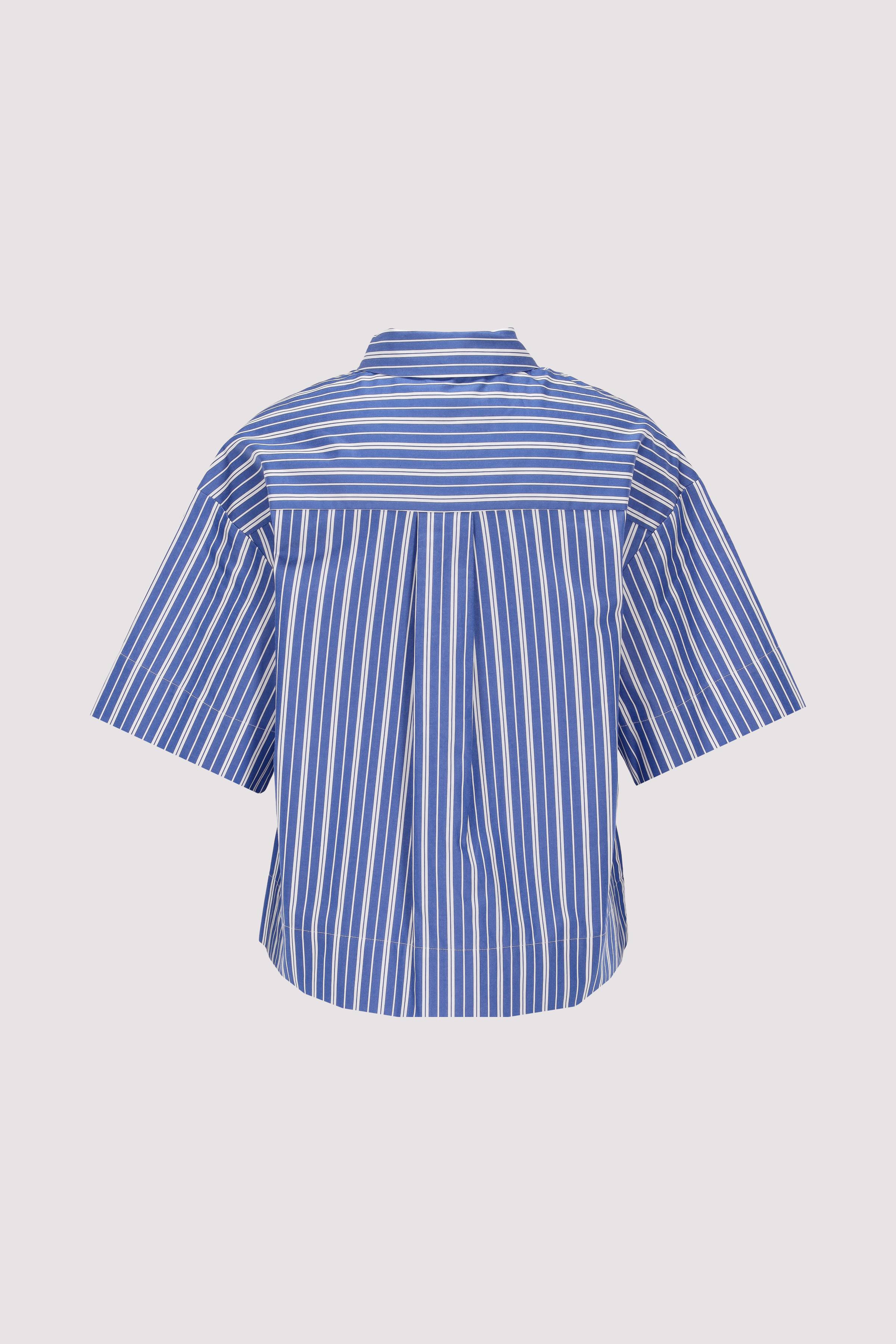 Selected - SLFFIA 2/4 CROPPED STRIPED SHI Selected - SLFFIA 2/4 CROPPED STRIPED SHI