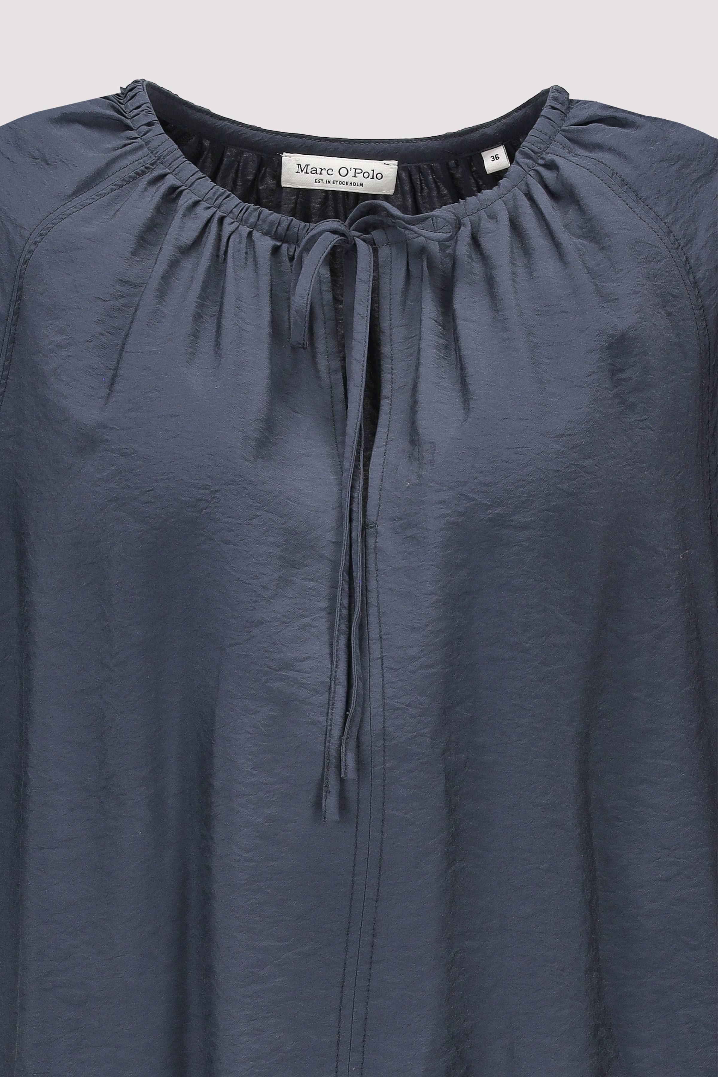 Marc O´Polo International - Blouse, round neck with drawst Marc O´Polo International - Blouse, round neck with drawst