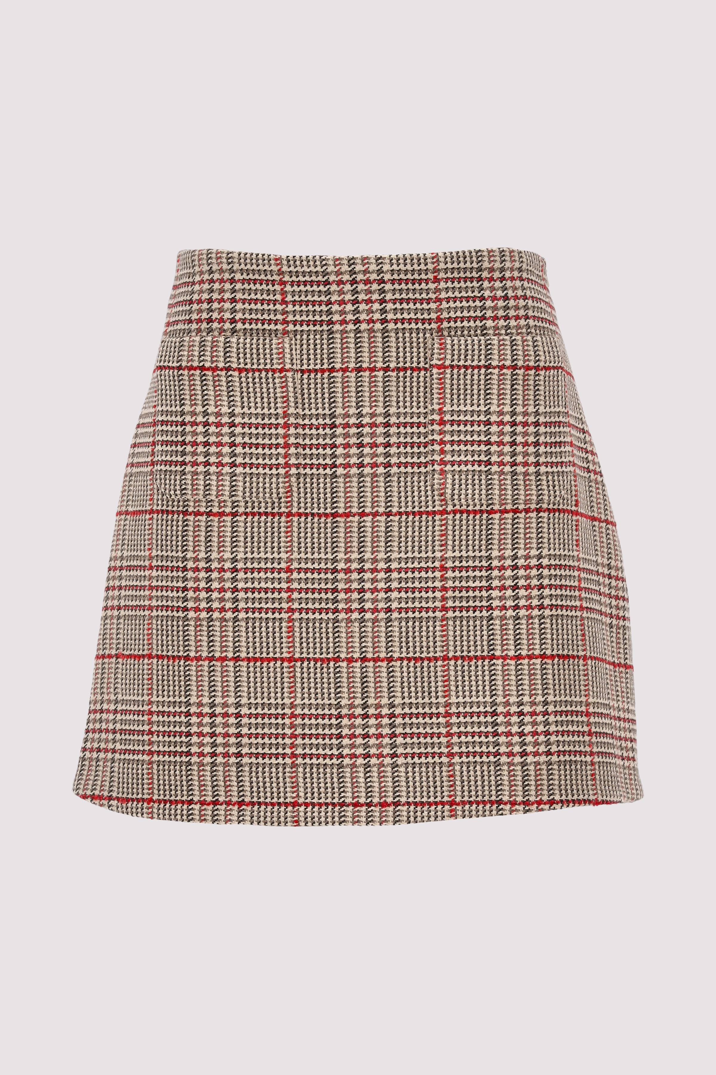 SEASONAL TEXTURE MINI SKIRT