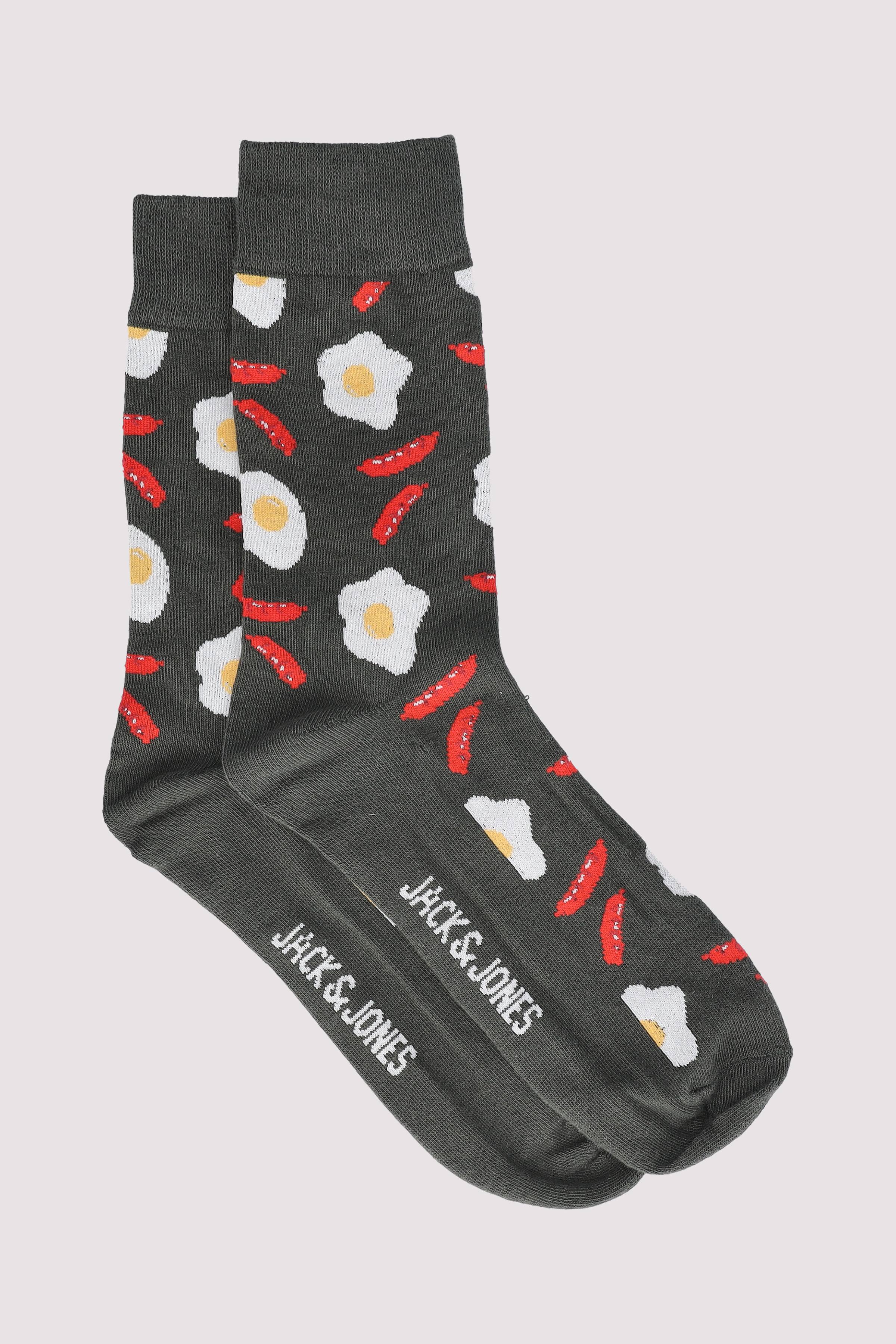 Jack and Jones - JACHOT FOOD SOCKS 3 PACK