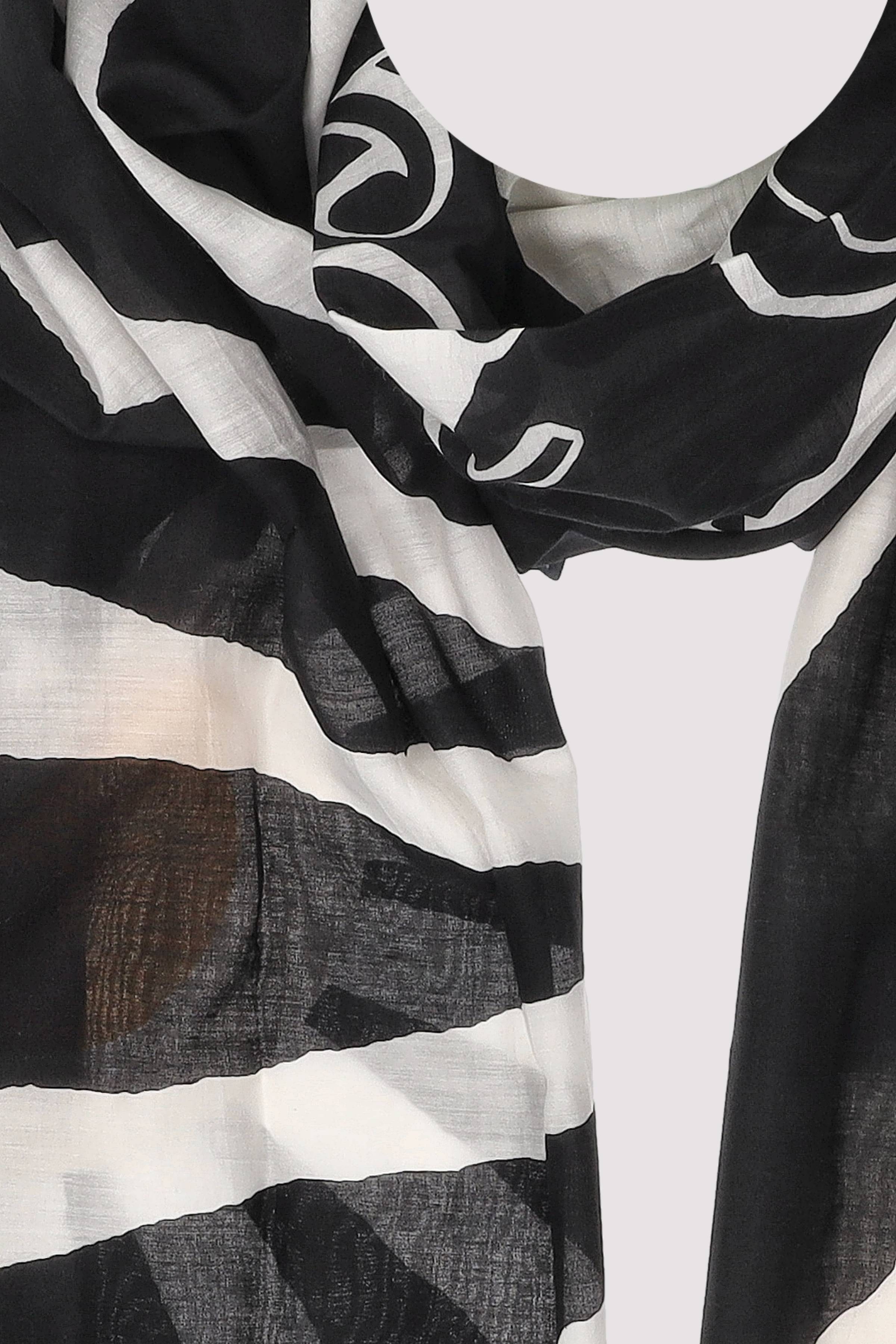 Marc O´Polo International - Scarf, woven, cotton cupro ble Marc O´Polo International - Scarf, woven, cotton cupro ble