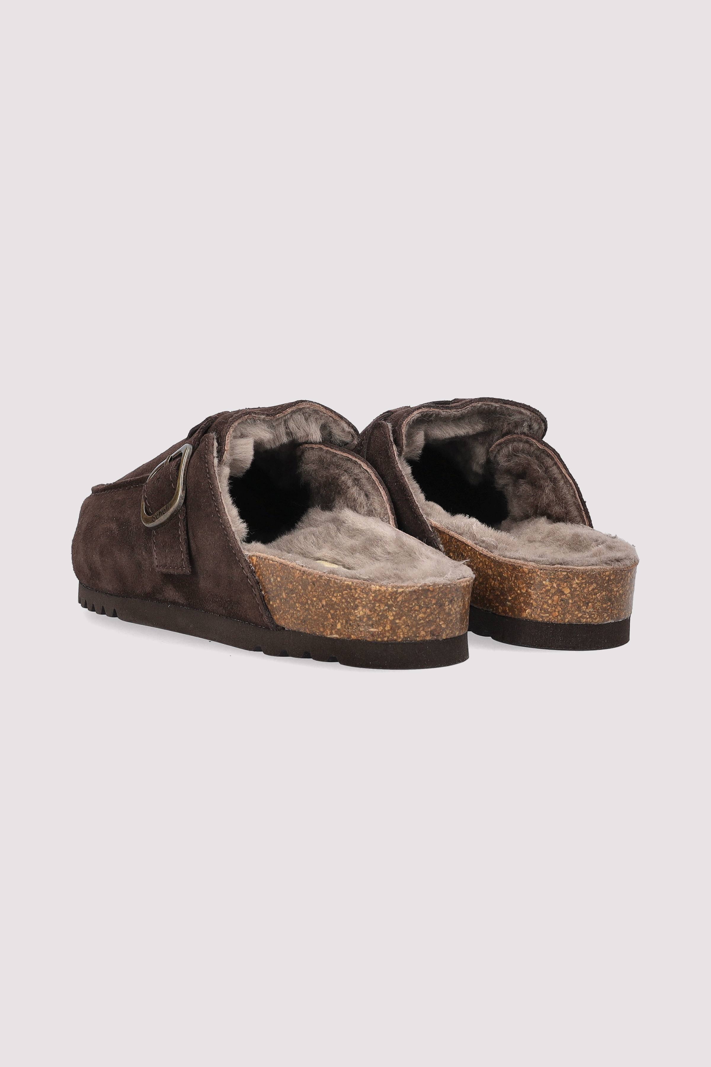 Scholl - Flache Sandale Scholl Lederkomfort