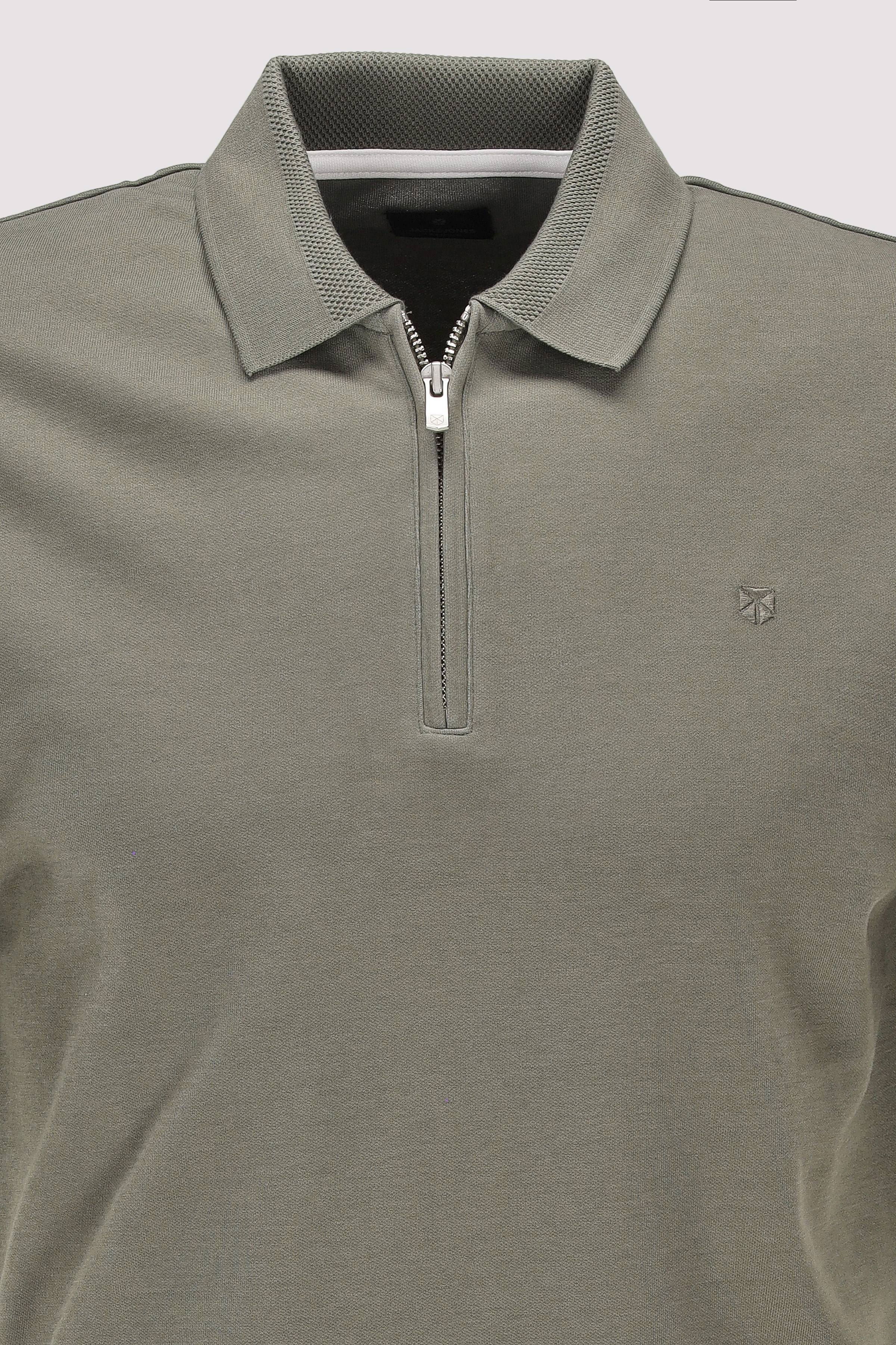 Jack and Jones - JPRBLAETHAN SS ZIP POLO SN