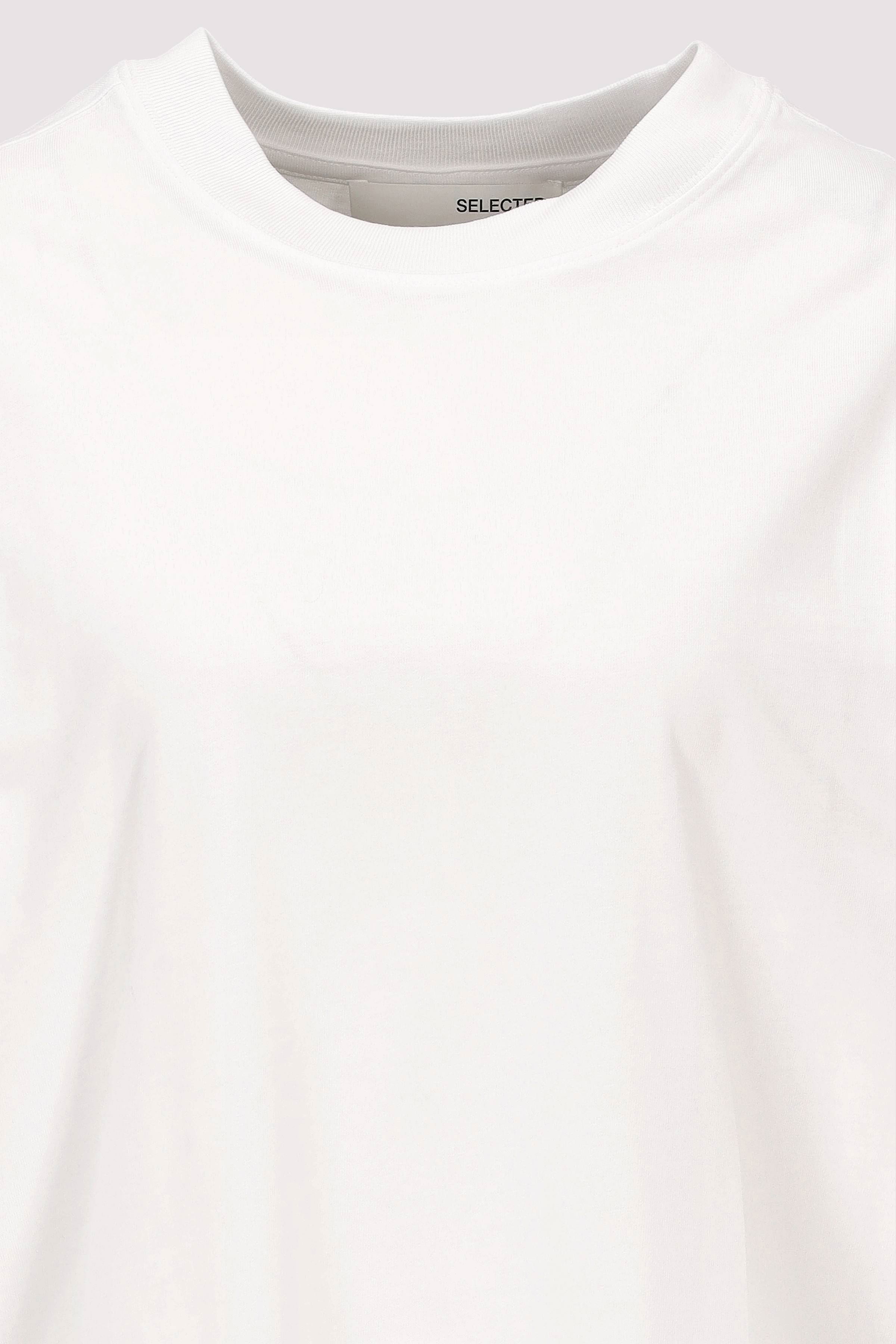 Selected - SLFCOLWOMAN 2/4 OVERSIZED TEE 
