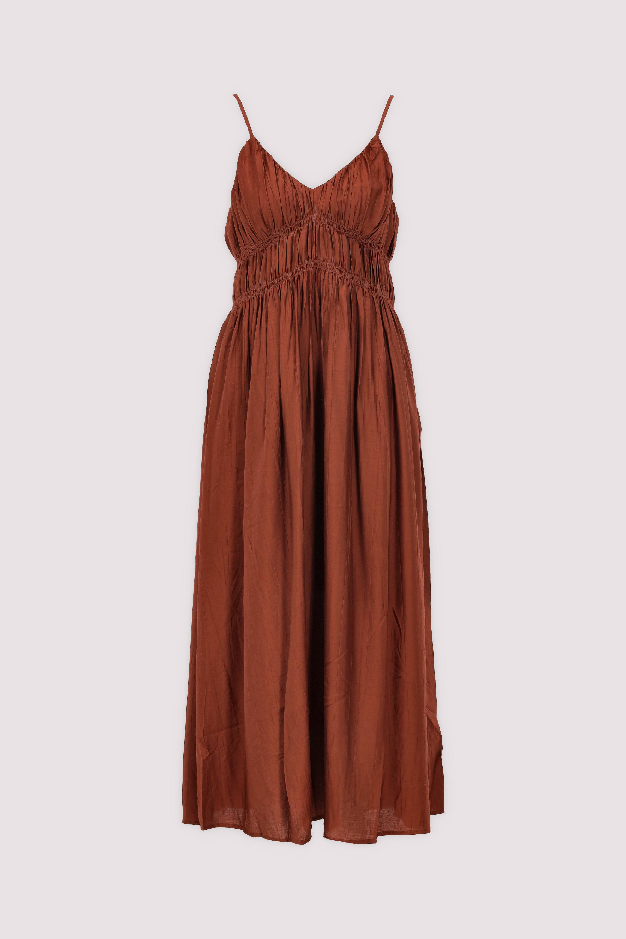 Selected Freizeitkleid Cherry Mahogany