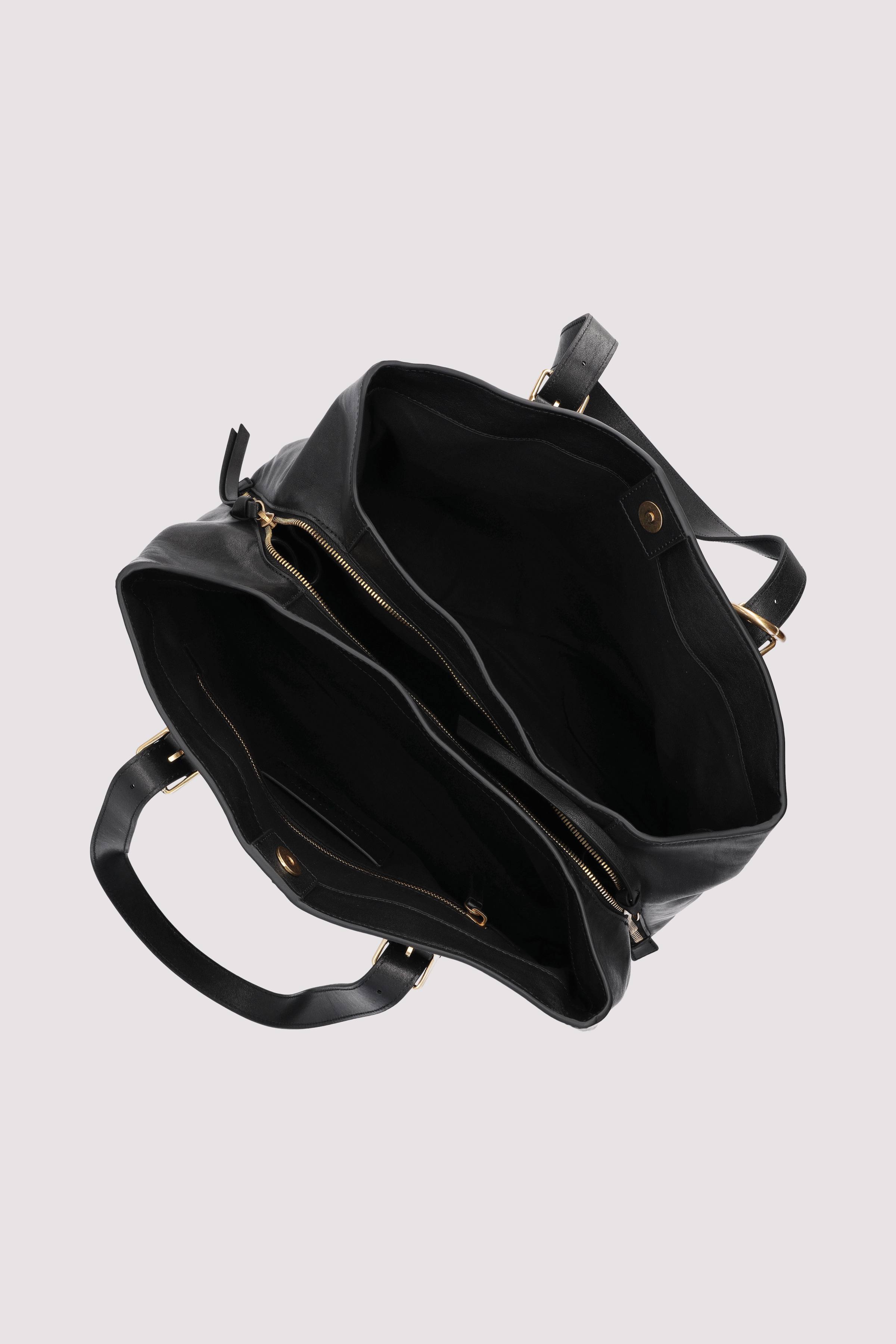 Marc O´Polo Accessoires - Marc O'Polo Lederhandtasche schwarz