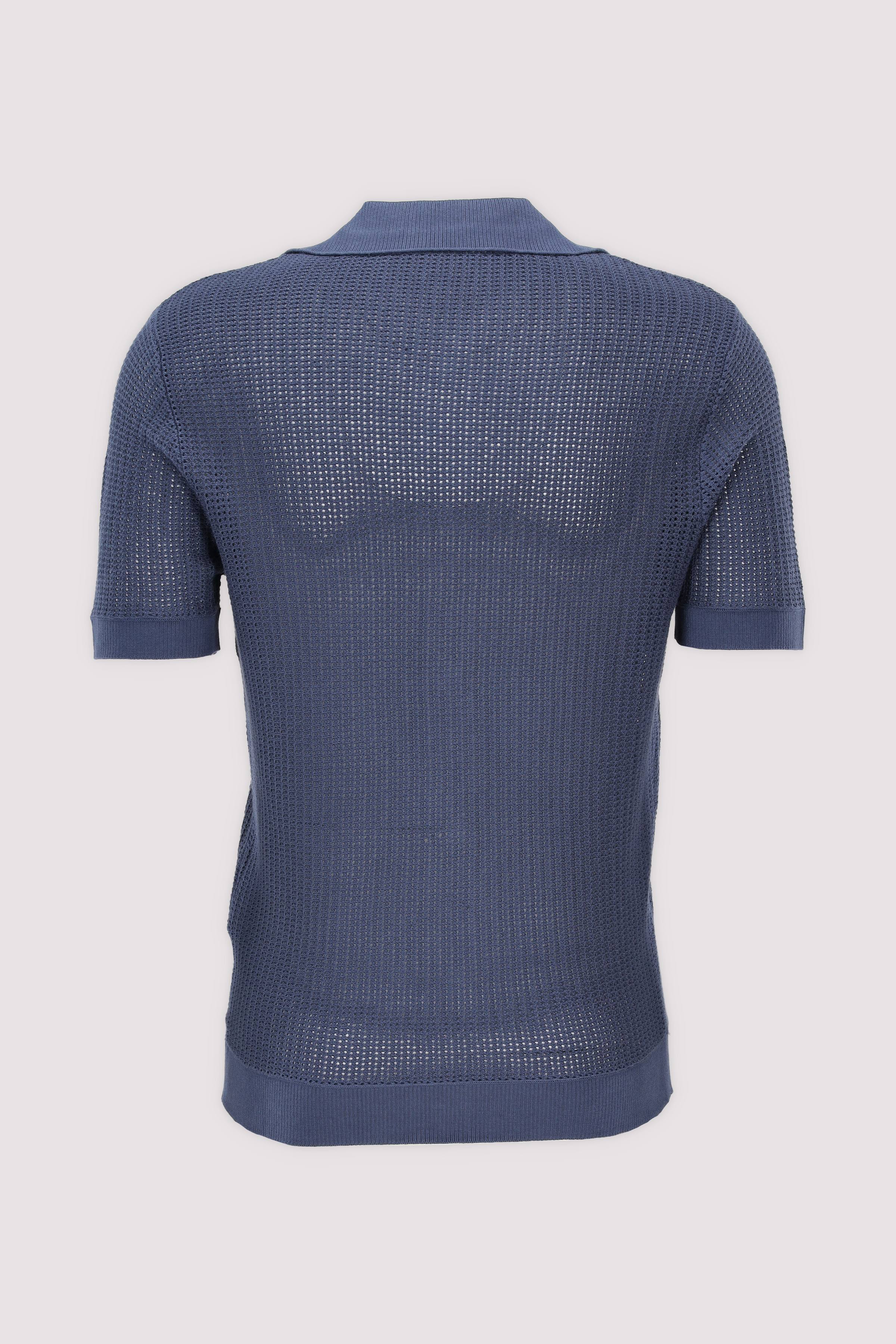 Selected - SLHSHANE SS OPEN STRUC POLO CA
