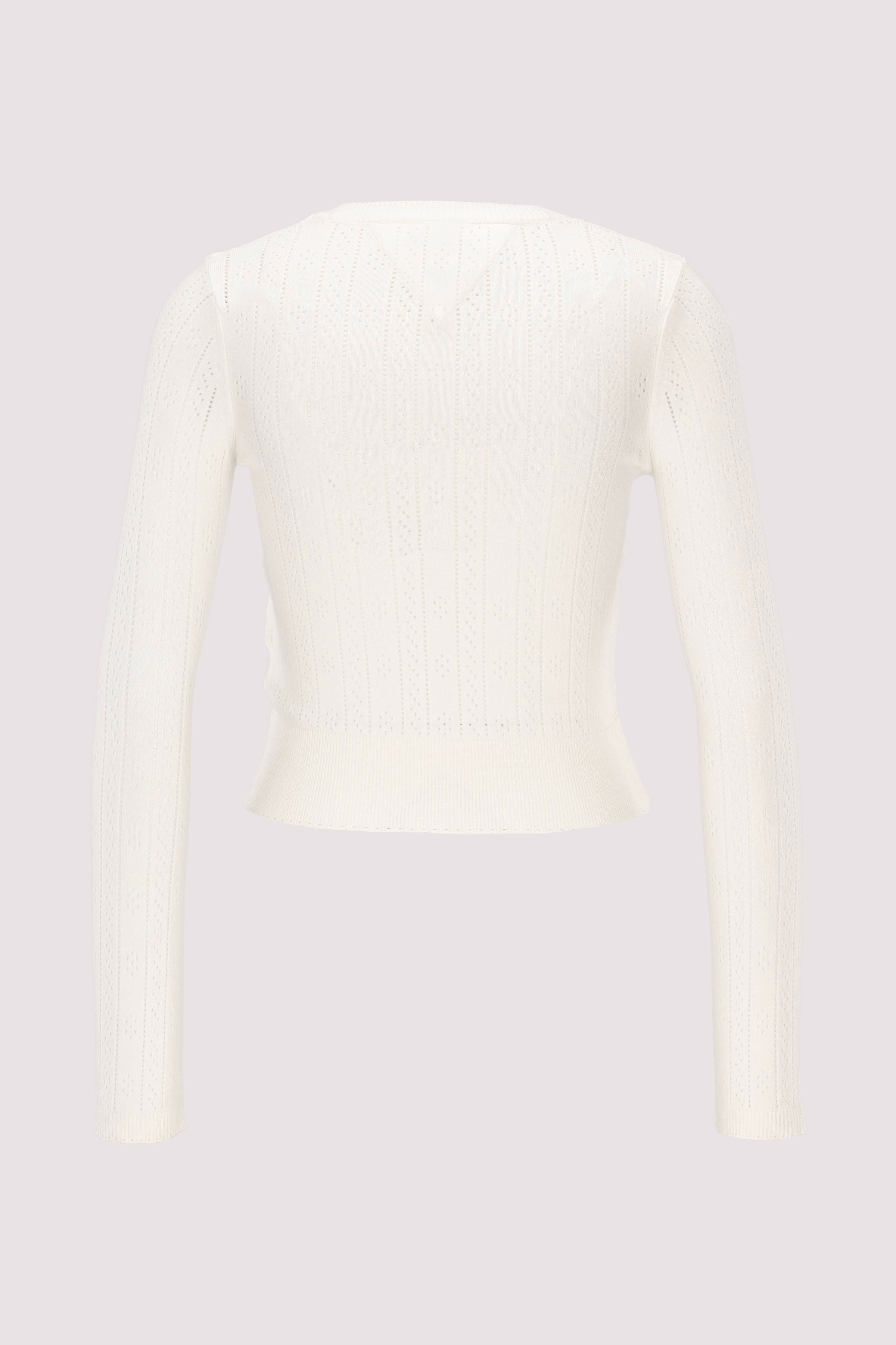 Tommy Hilfiger - TJW POINTELLE CREW NECK CARDIG Tommy Hilfiger - TJW POINTELLE CREW NECK CARDIG