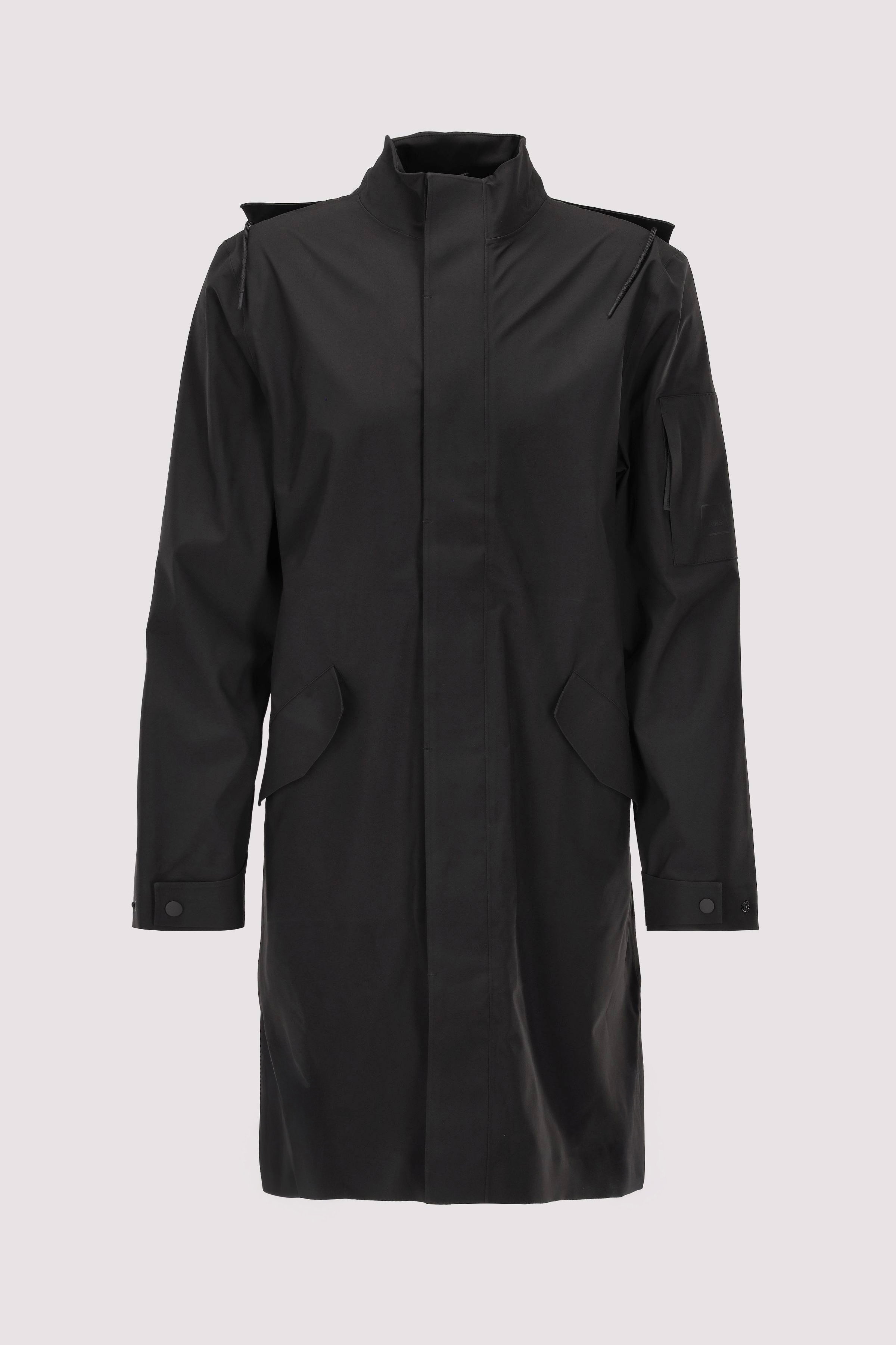Rains Regenmantel Schwarz 100% Polyester