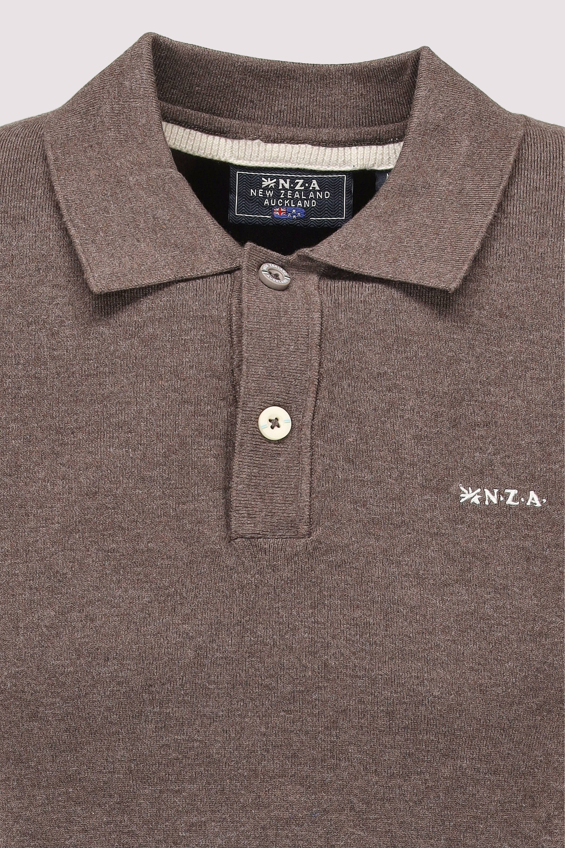 New Zealand Auckland - New Zealand Auckland Poloshirt Braun